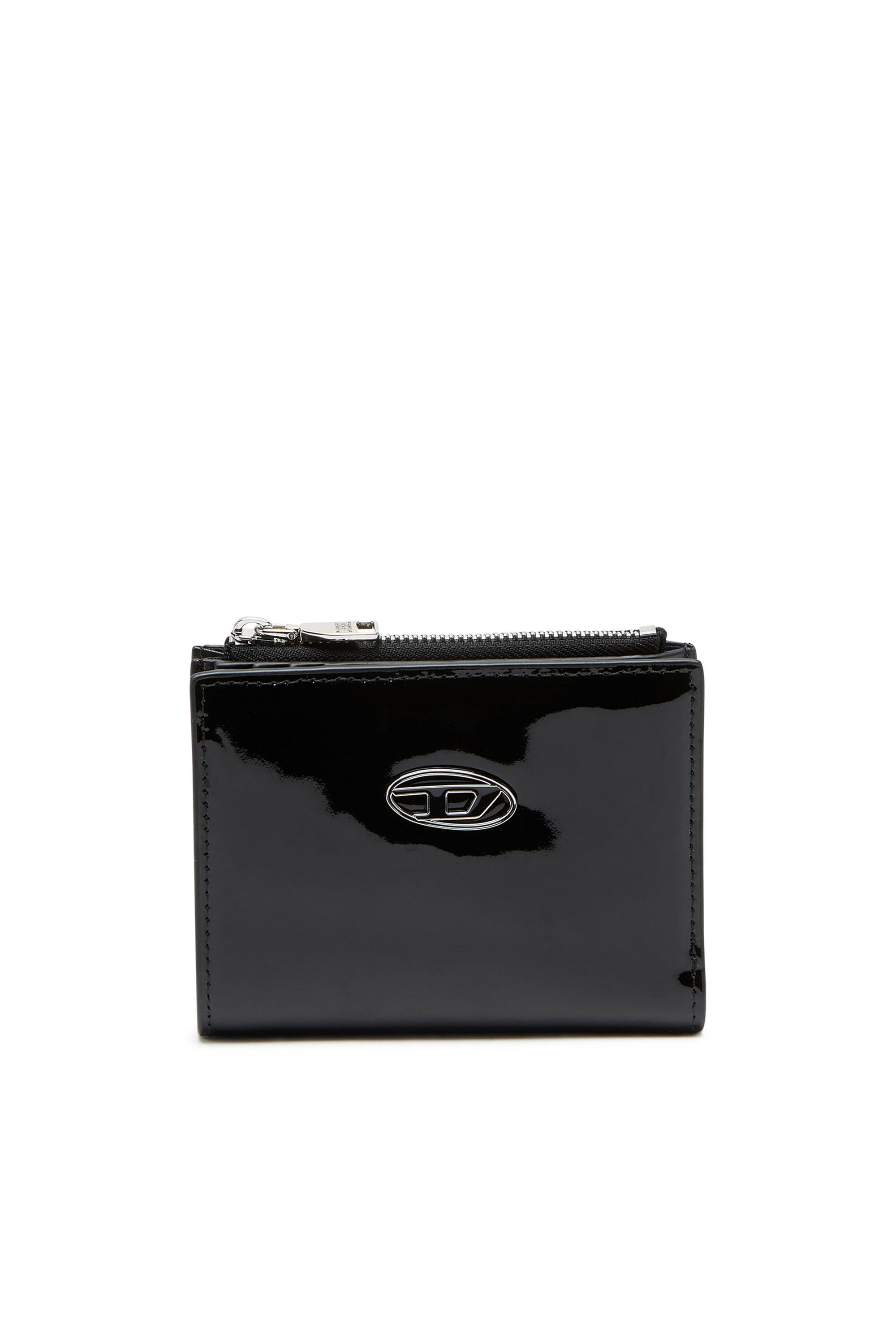 Women's Small wallet in glossy leather | Black | Diesel {{Country}}
