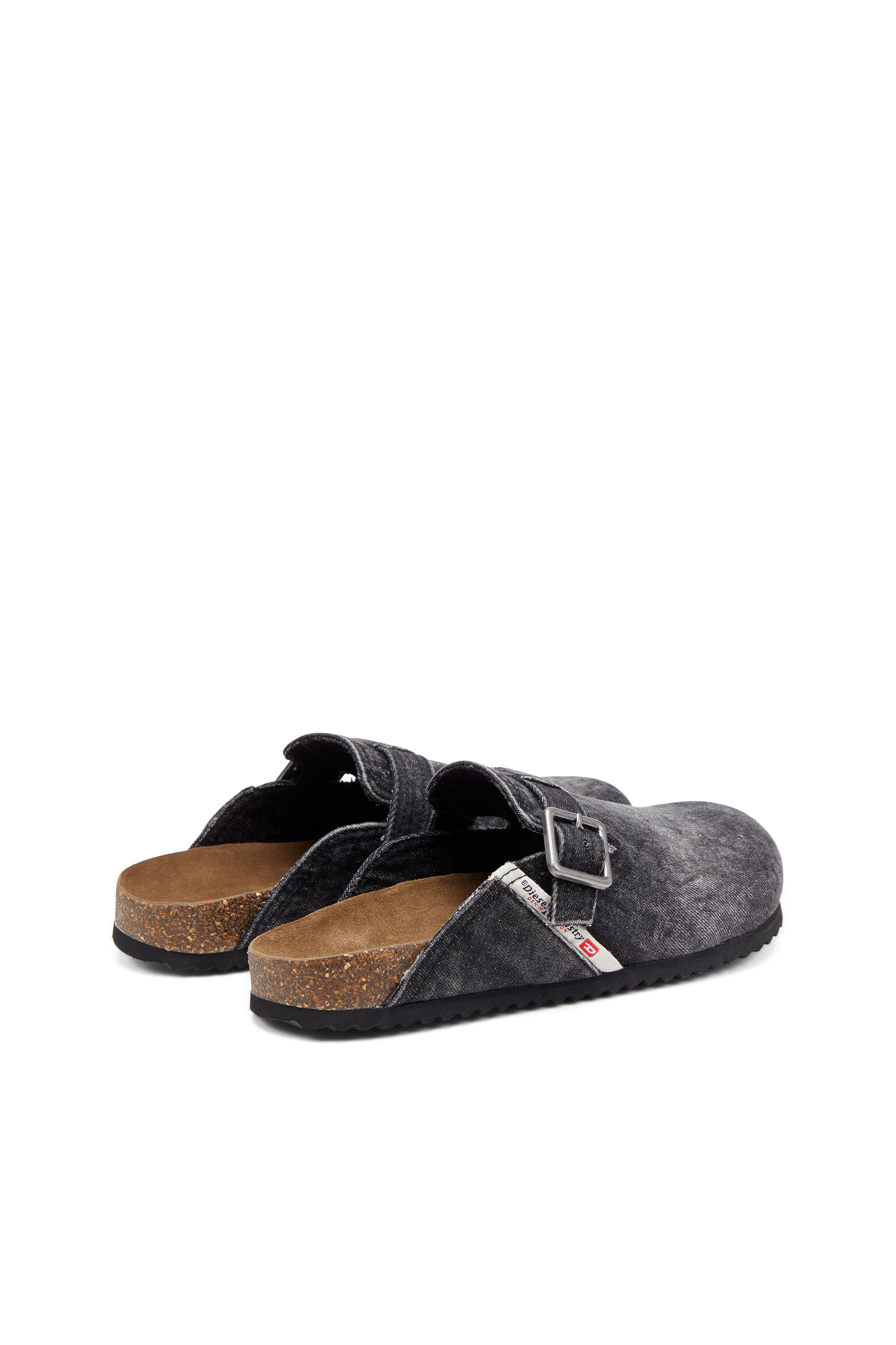 Diesel - D-WOODSTOCK X, Male's D-Woodstock-Mules in faded denim in Black - 3