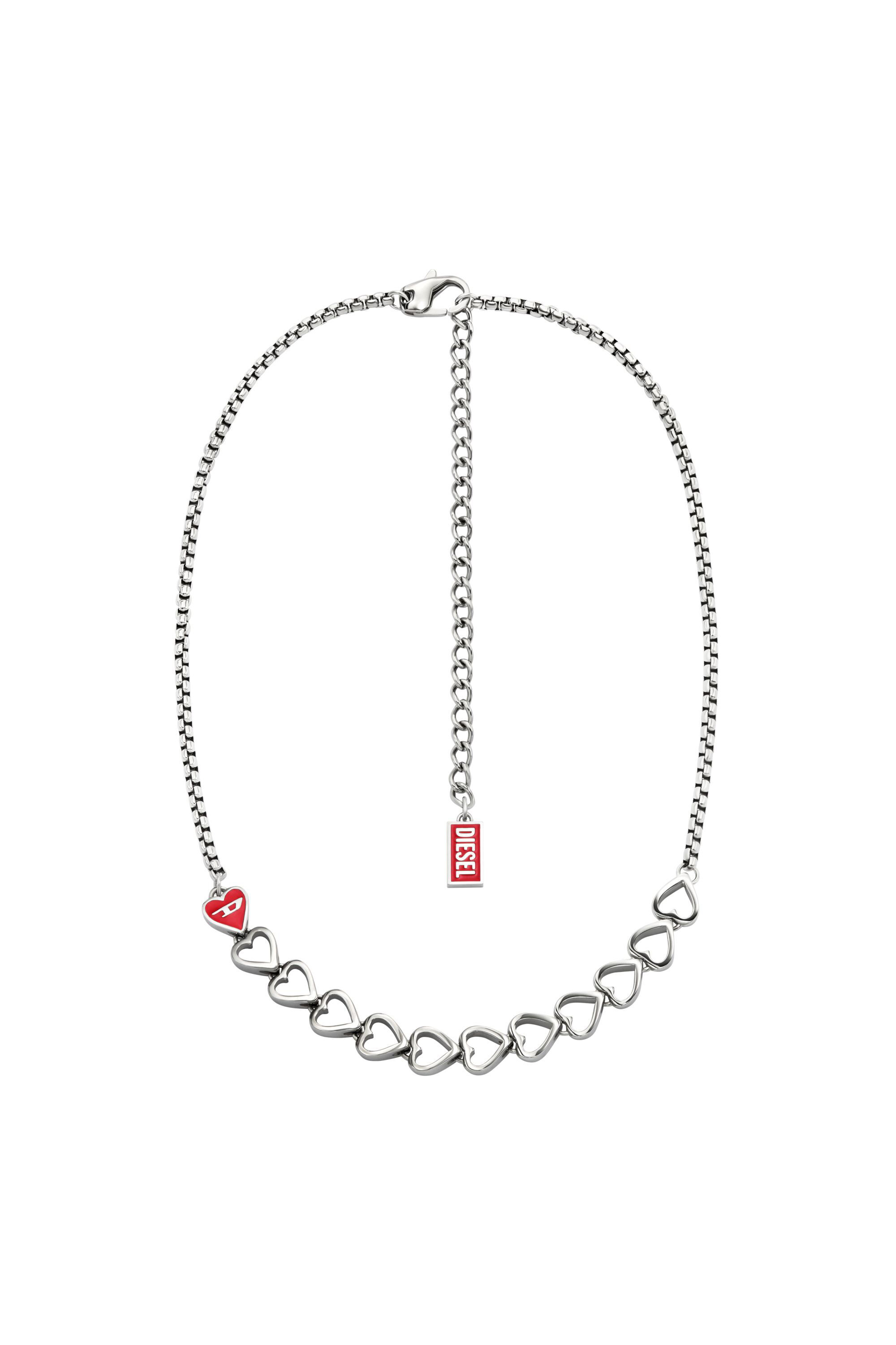 Women's Stainless Steel Chain Necklace | Silver | Diesel