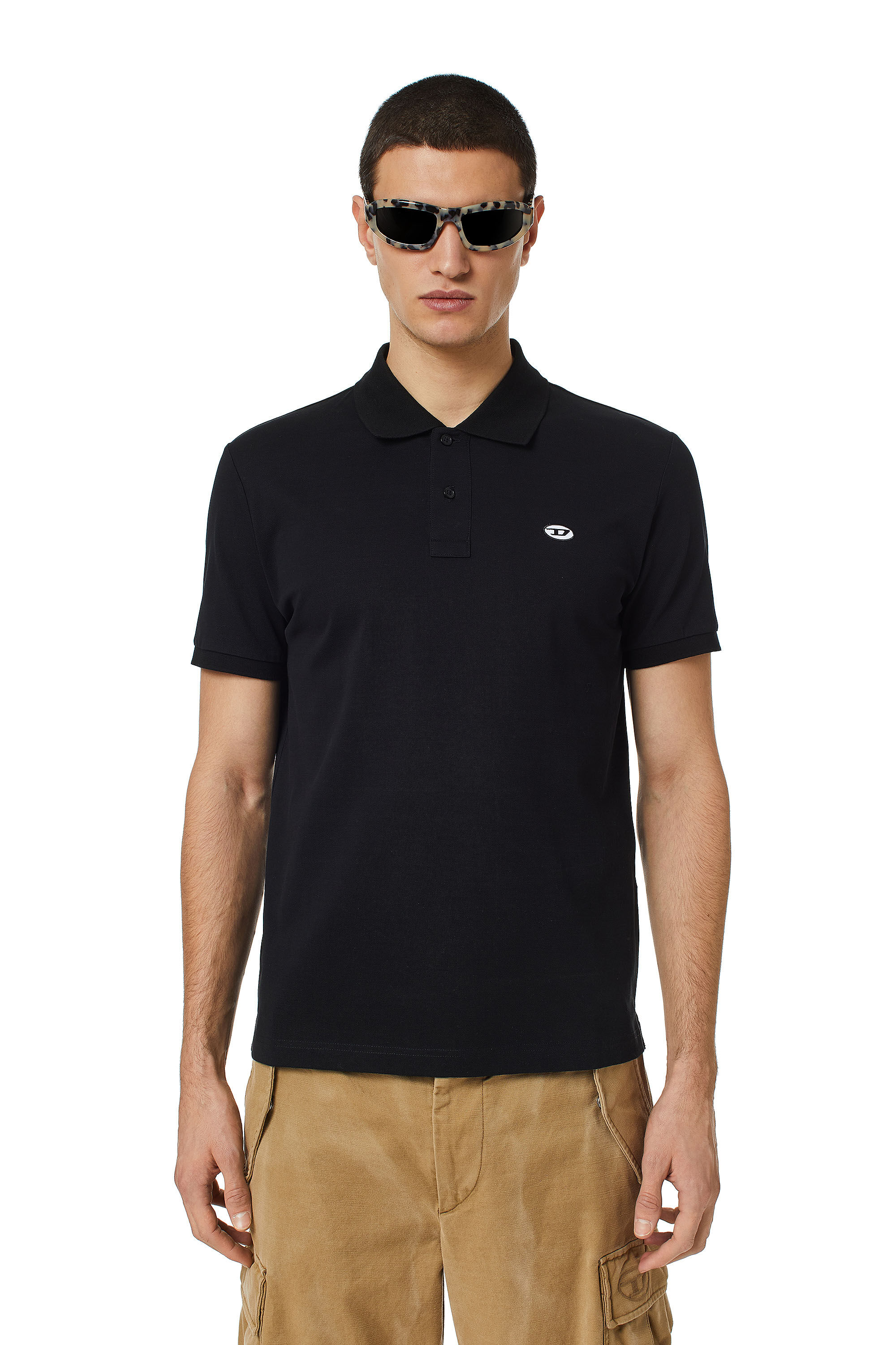 洗練されたDIESEL　T-SMITH-DOVAL-PJ POLO 3XL T-SMITH-DOVAL-PJ Man: Polo shirt with oval D patch | Diesel