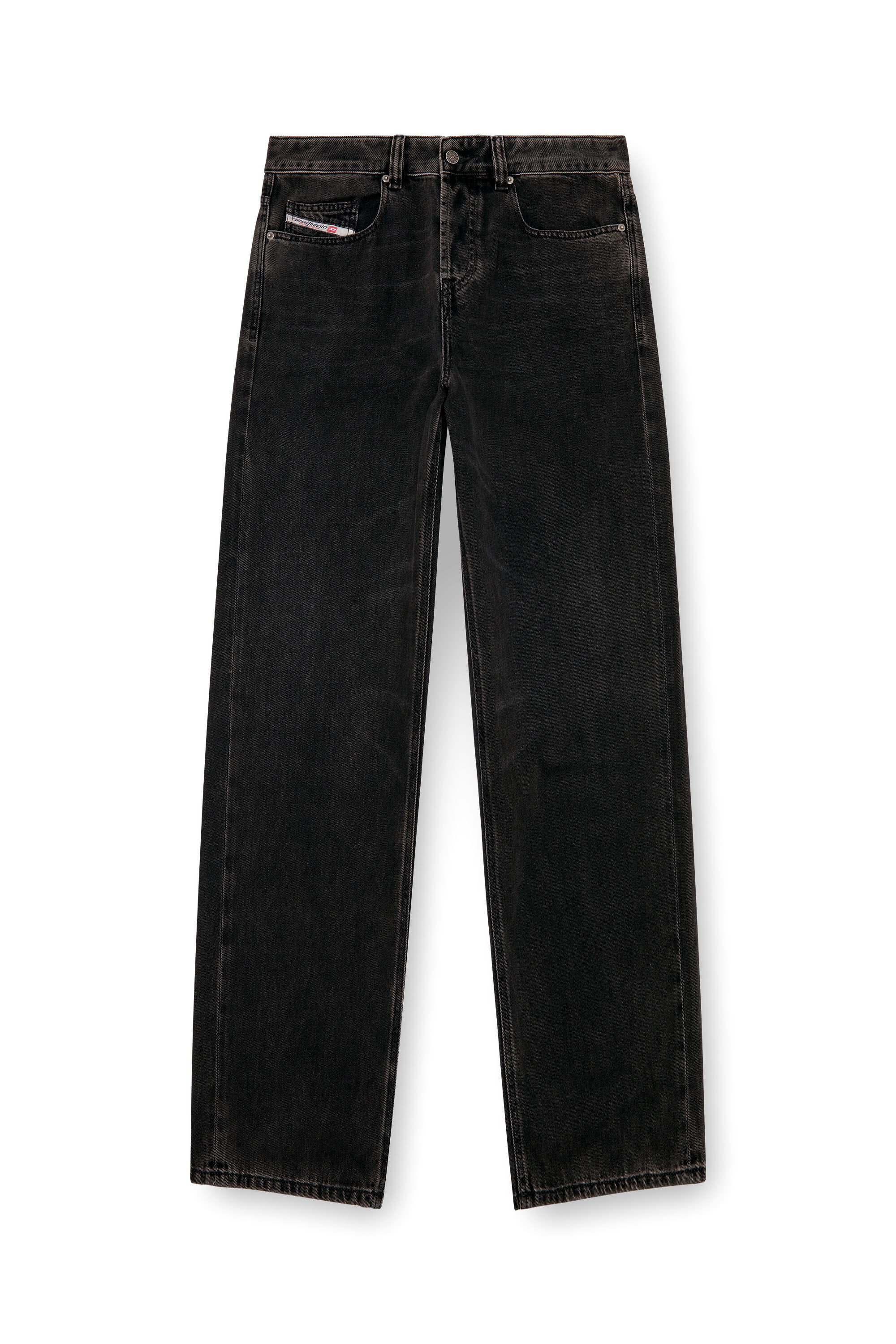 【ディーゼル】Relaxed Jeans 2001 D-Macro 09i35 Men's Regular Jeans | Black/Dark grey | Diesel 2001 D-Macro