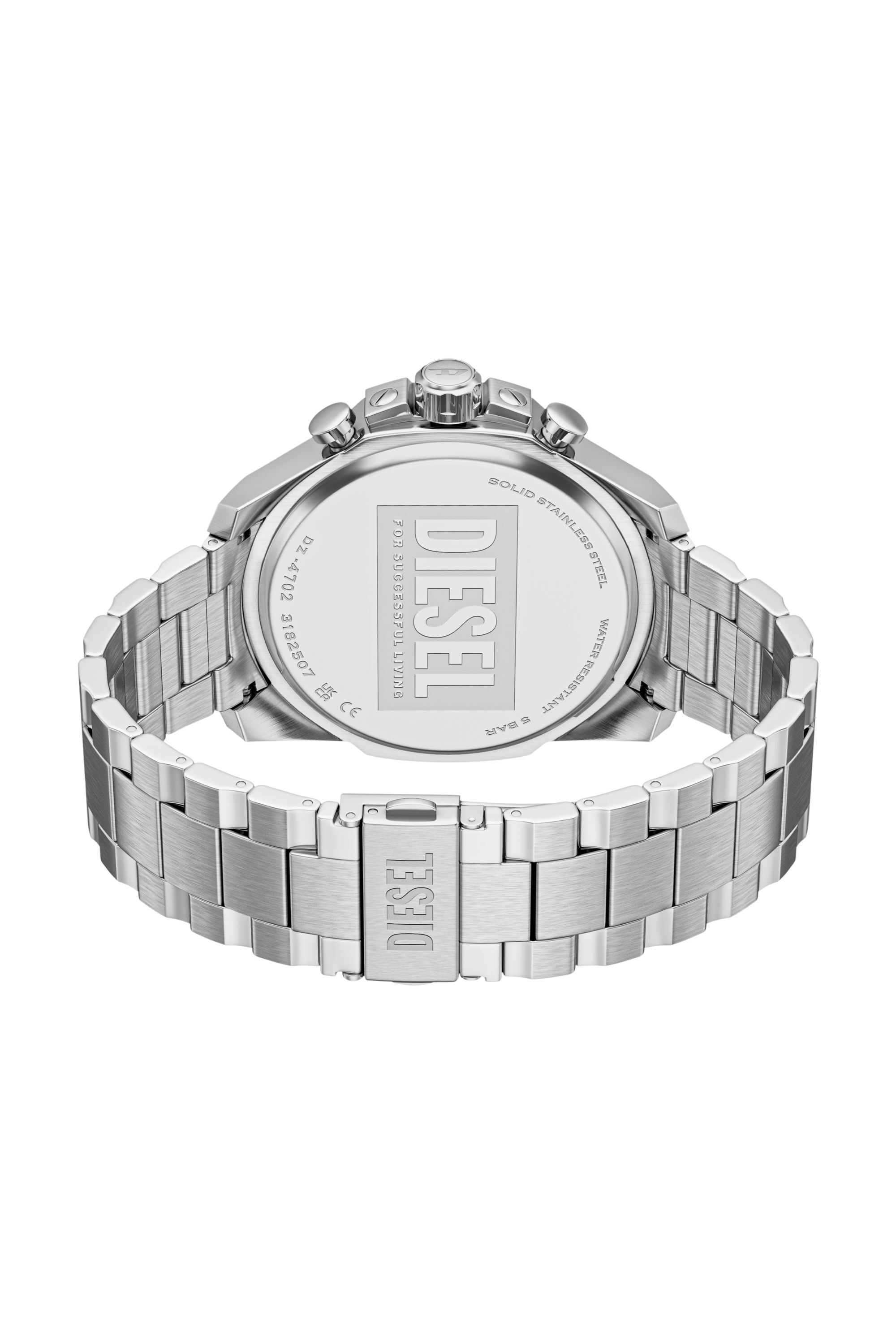 Men's Mega Chief Slim Chronograph Stainless Steel Watch | Silver