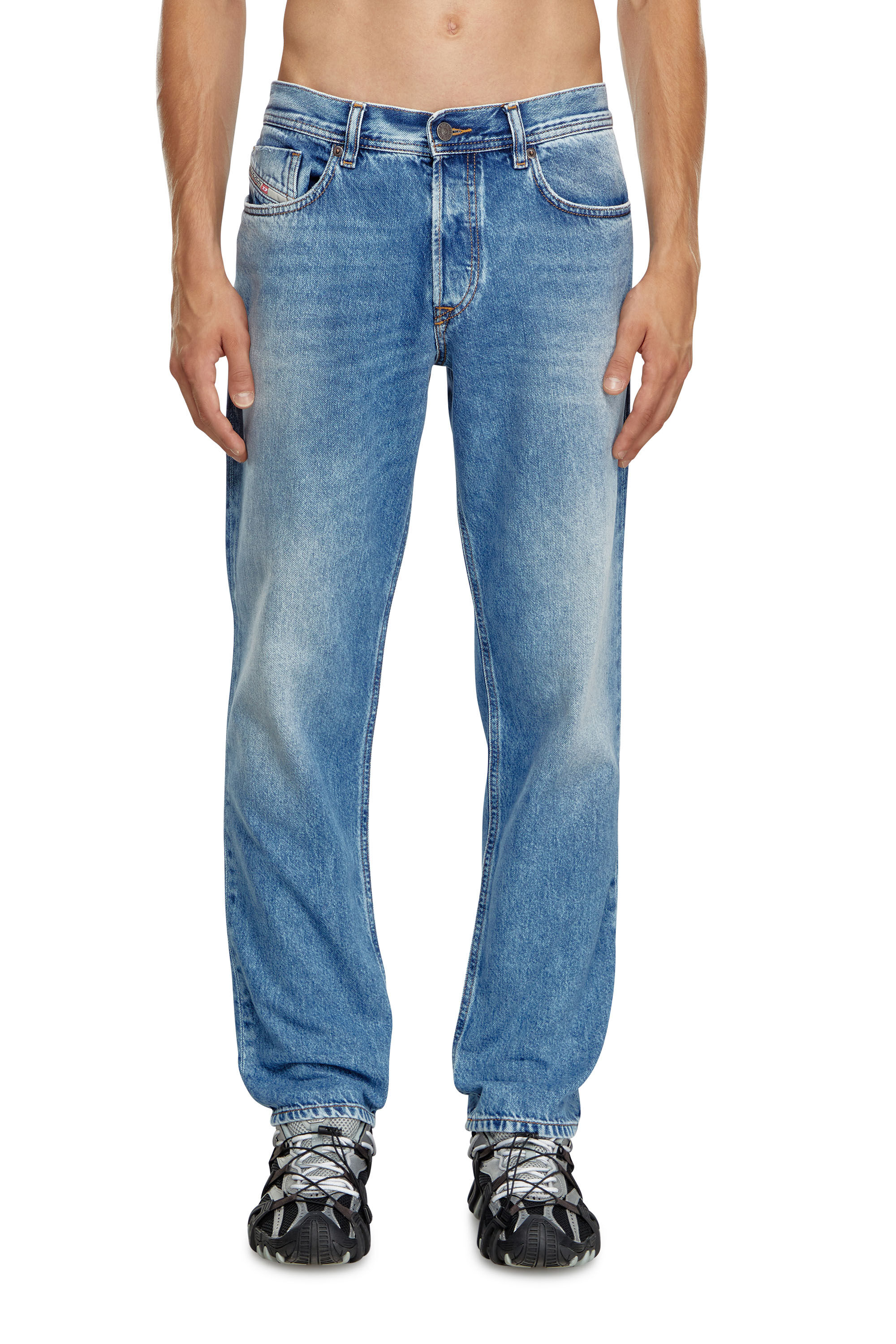 Diesel - Regular Jeans 2023 D-Finitive 09H95 Homme, Bleu moyen - Image 3