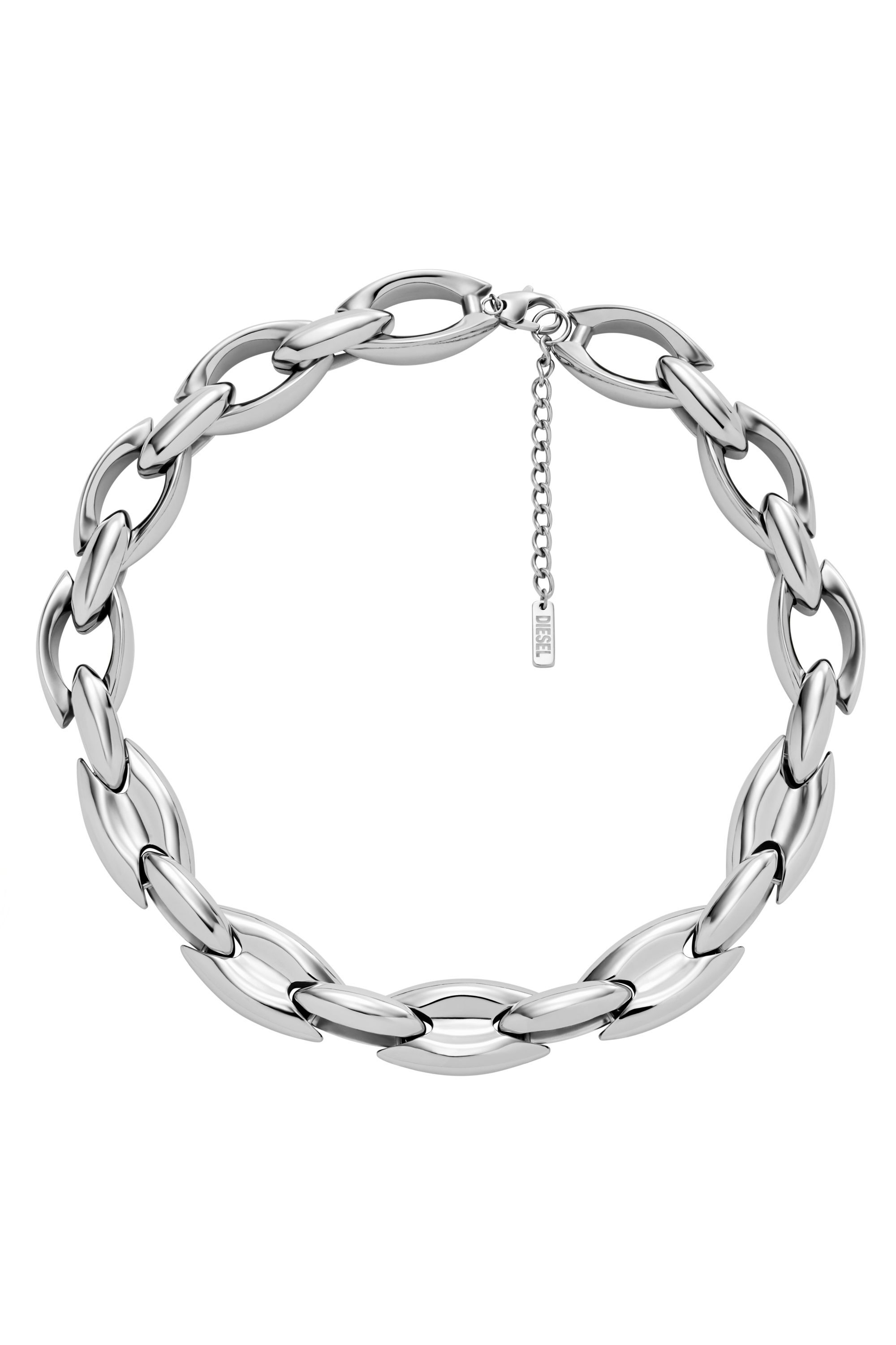 Women's Stainless Steel Chain Necklace | Silver | Diesel