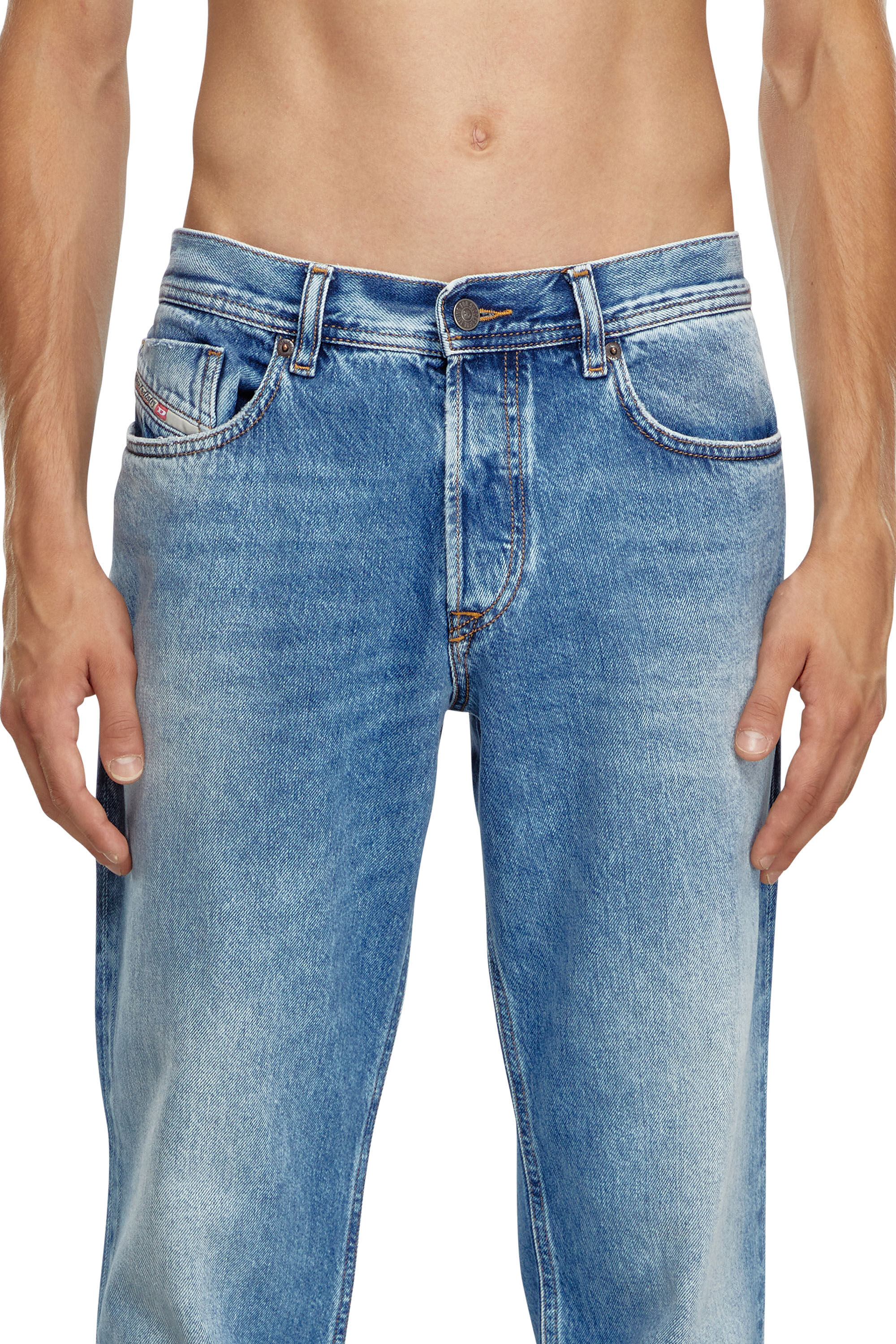Diesel - Regular Jeans 2023 D-Finitive 09H95 Homme, Bleu moyen - Image 5