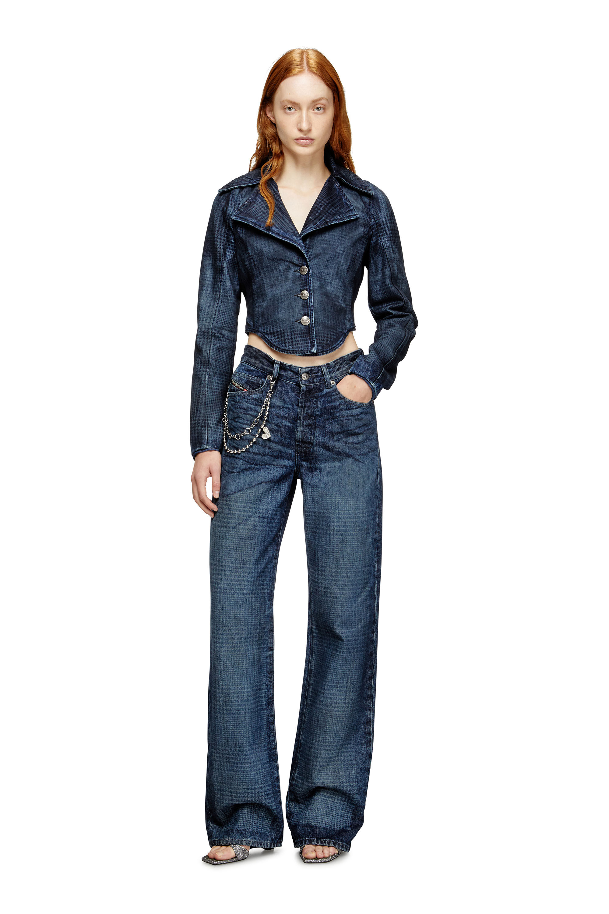 Women's Regular Jeans | High Waist 1971 D-Sent | Dark Blue | Diesel US