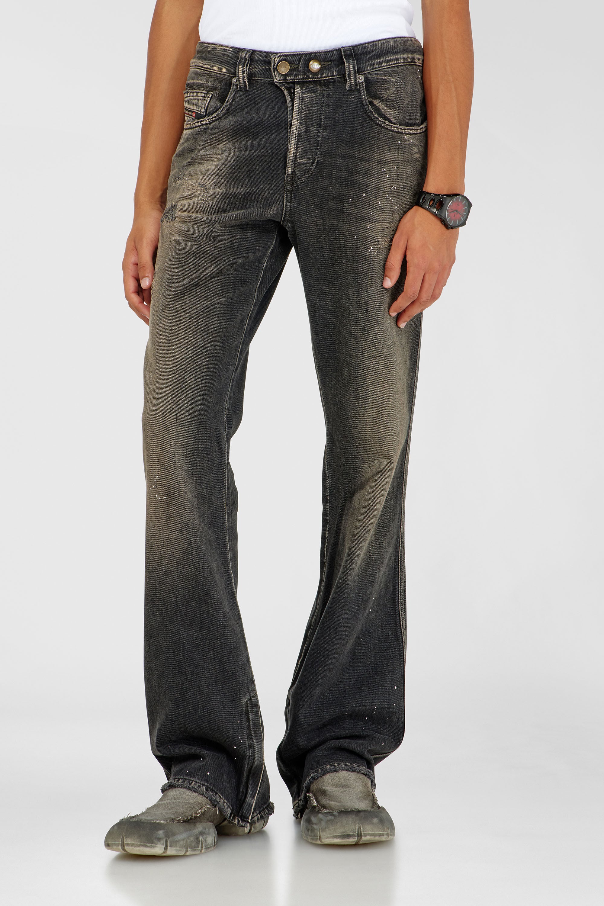 Diesel - Male's Bootcut Jeans 1998 D-Buck 09P64, Black/Dark Grey - 4