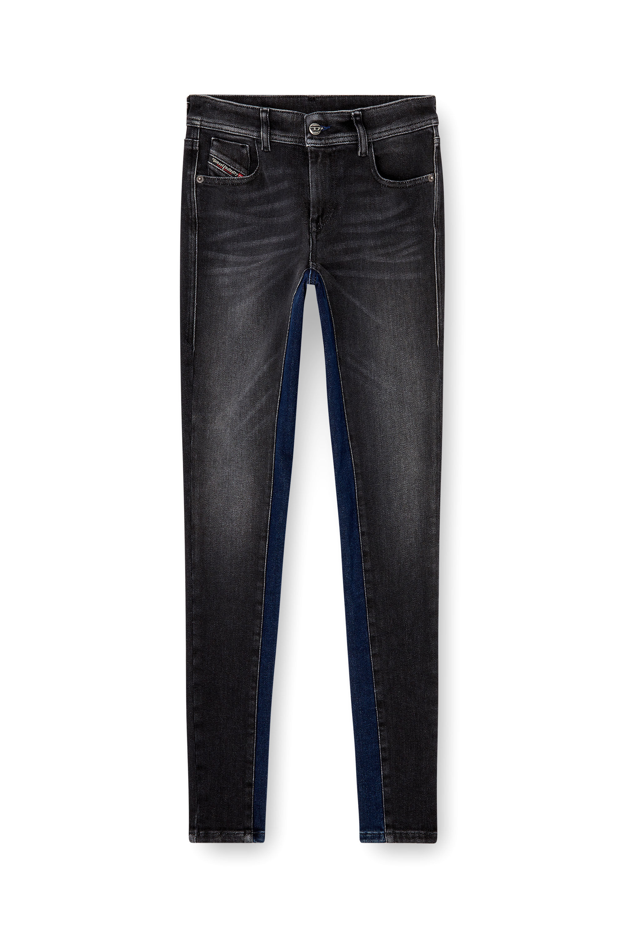 Women's Skinny Jeans | Black/Dark grey | Diesel 2017 Slandy