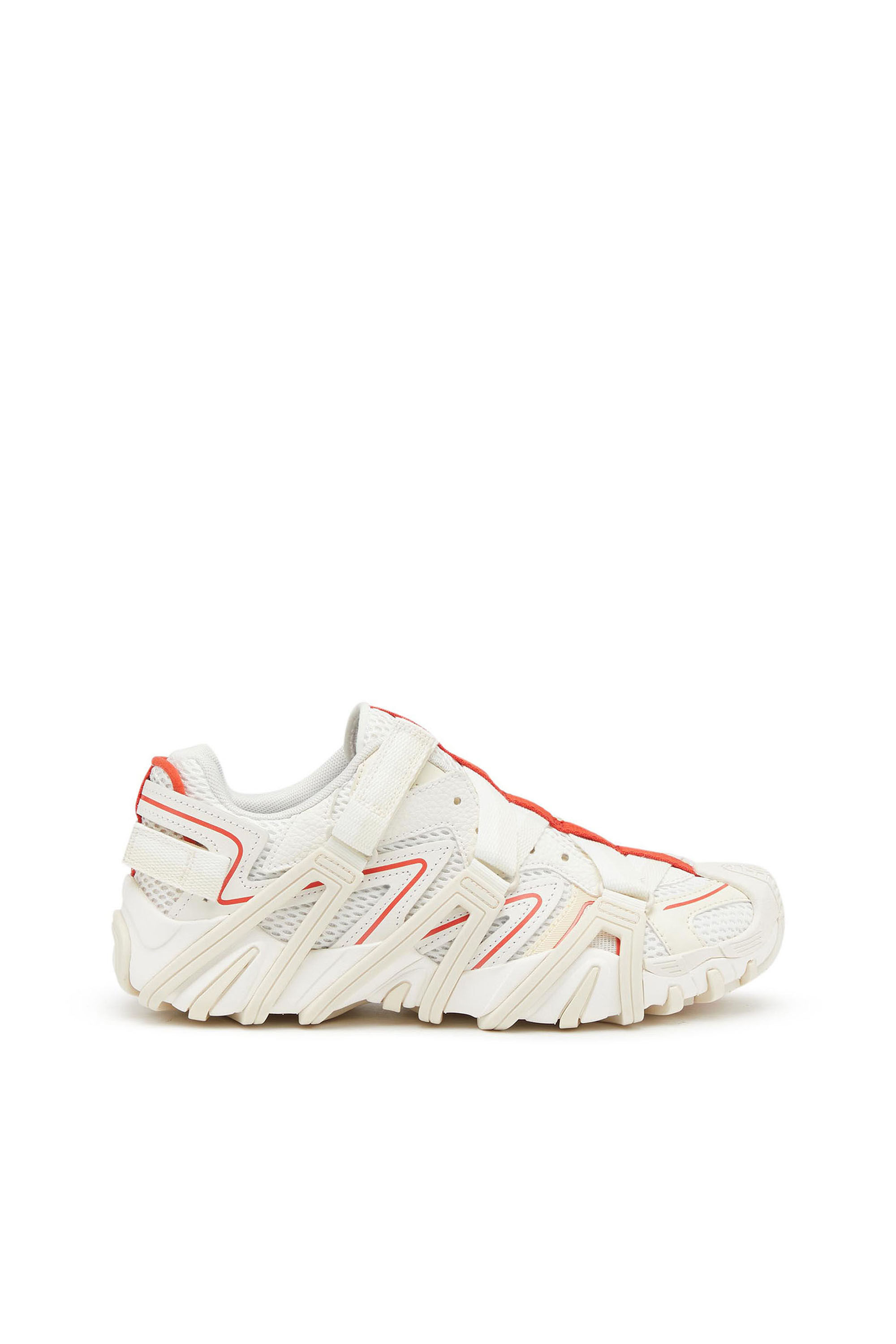 Diesel - S-PROTOTYPE-CR  W, S-Prototype-CR  W - Sneakers avec effet treillis en mesh et en cuir Femme in Polychrome - 1