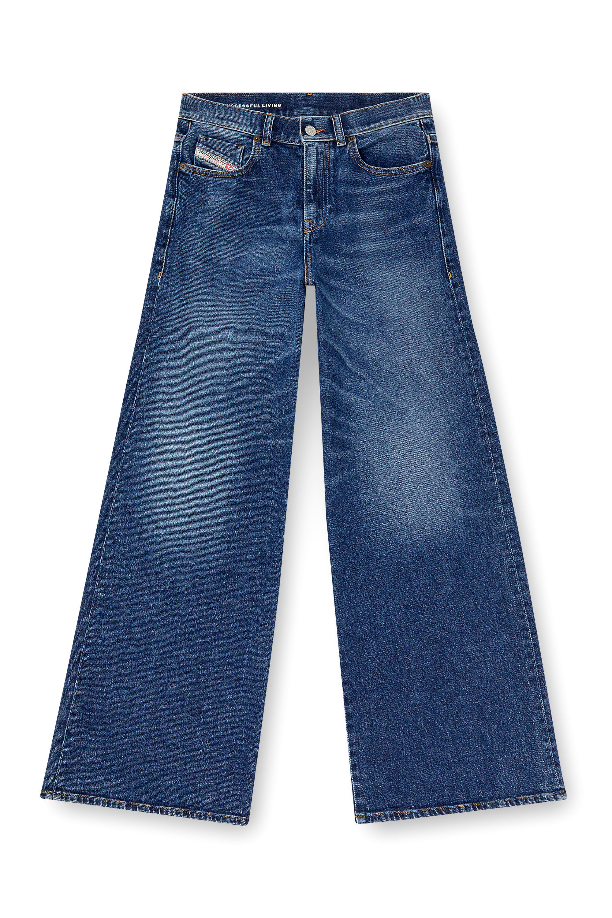 Women's Flare Jeans | Medium Blue | Diesel 1978 D-Akemi