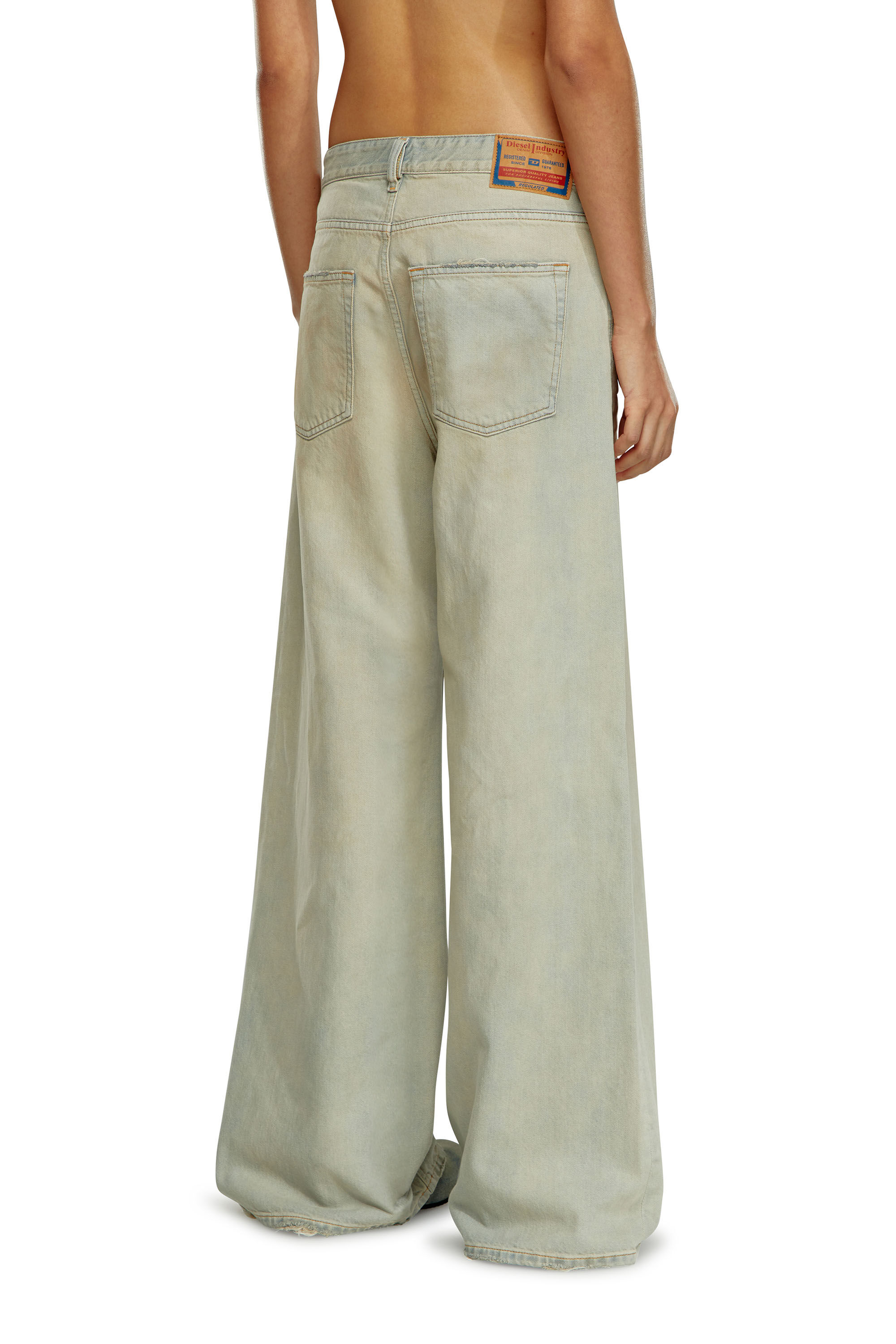 Women's Puddle oversized Jeans | Light blue | Diesel 1996 D-Sire