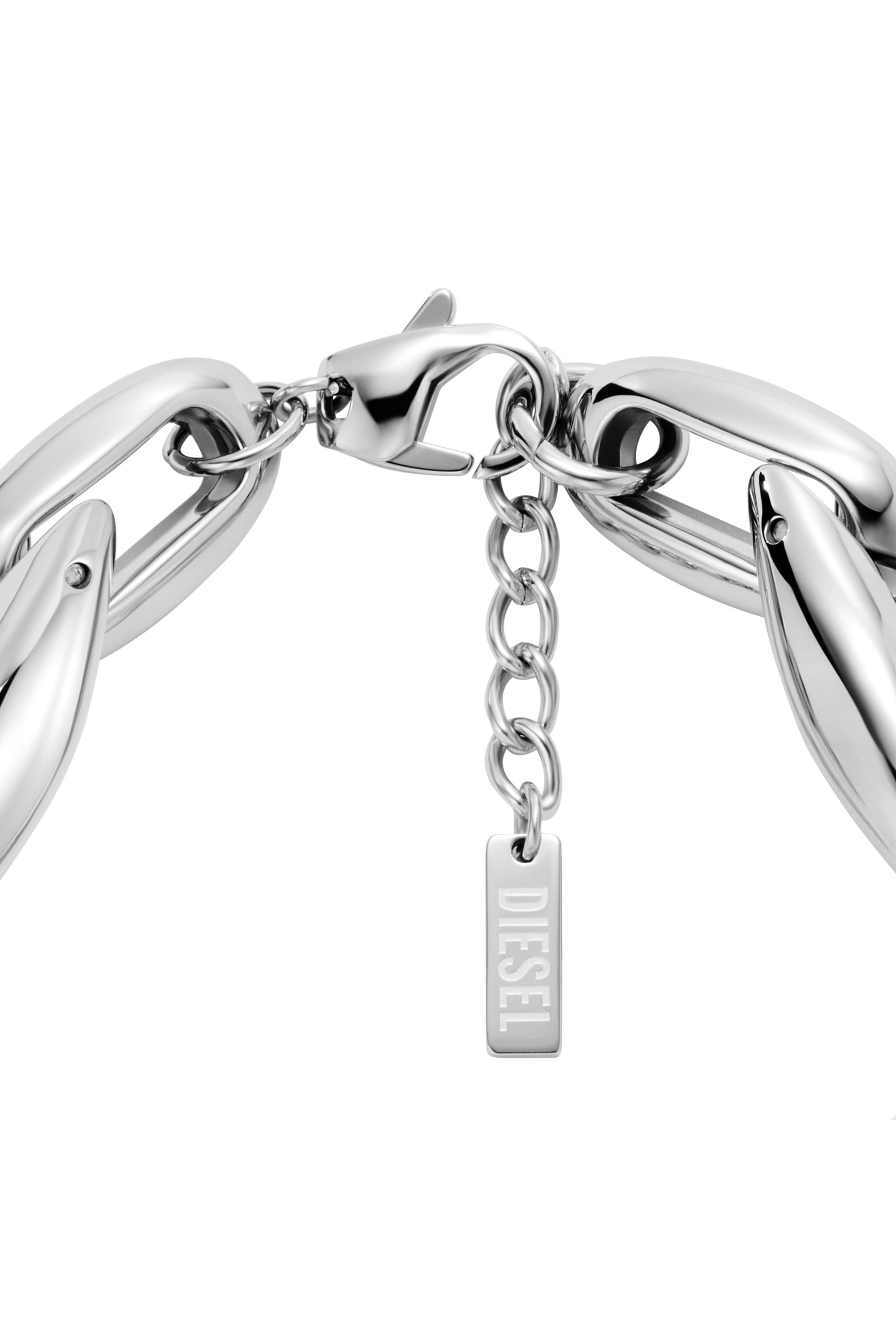 Women's Stainless Steel and Silicone Metamorph Chain Bracelet