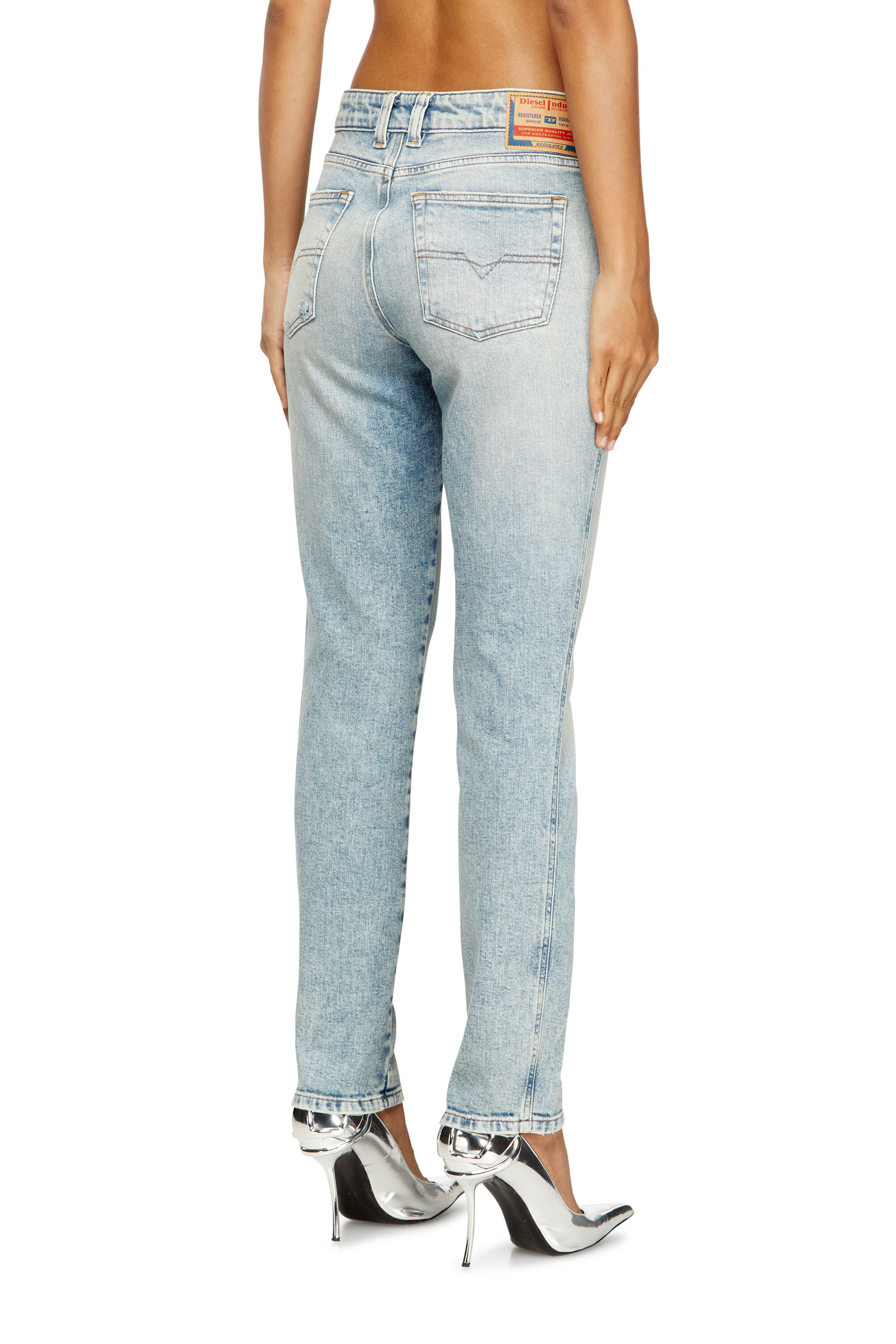 Diesel - Woman's Slim Jeans 1992 D-Jiann 09M21, Light Blue - 5