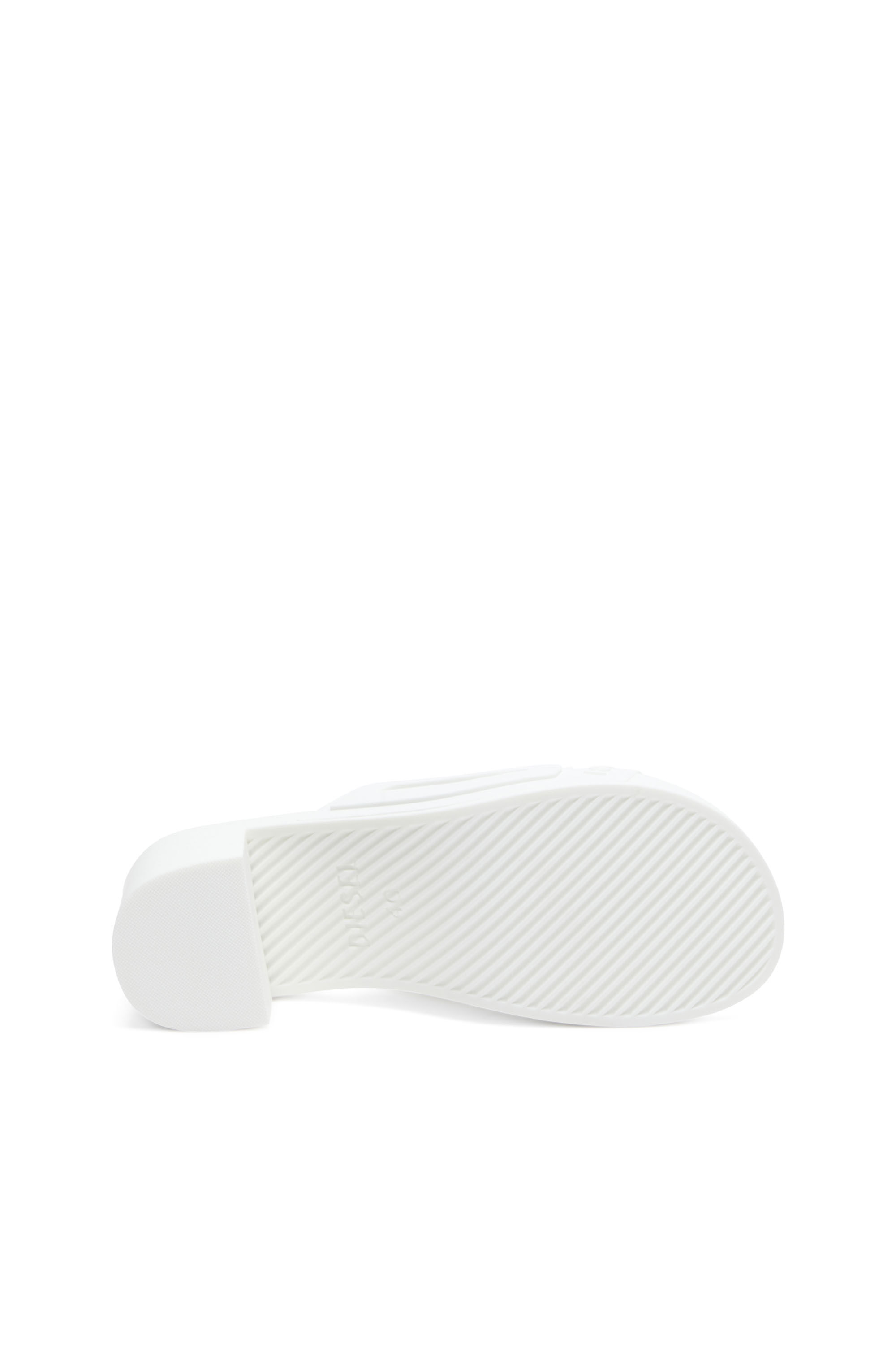 Diesel - SA-PAMELA H, Sa-Pamela-Claquettes de piscine à talons en caoutchouc Femme in Blanc - 5