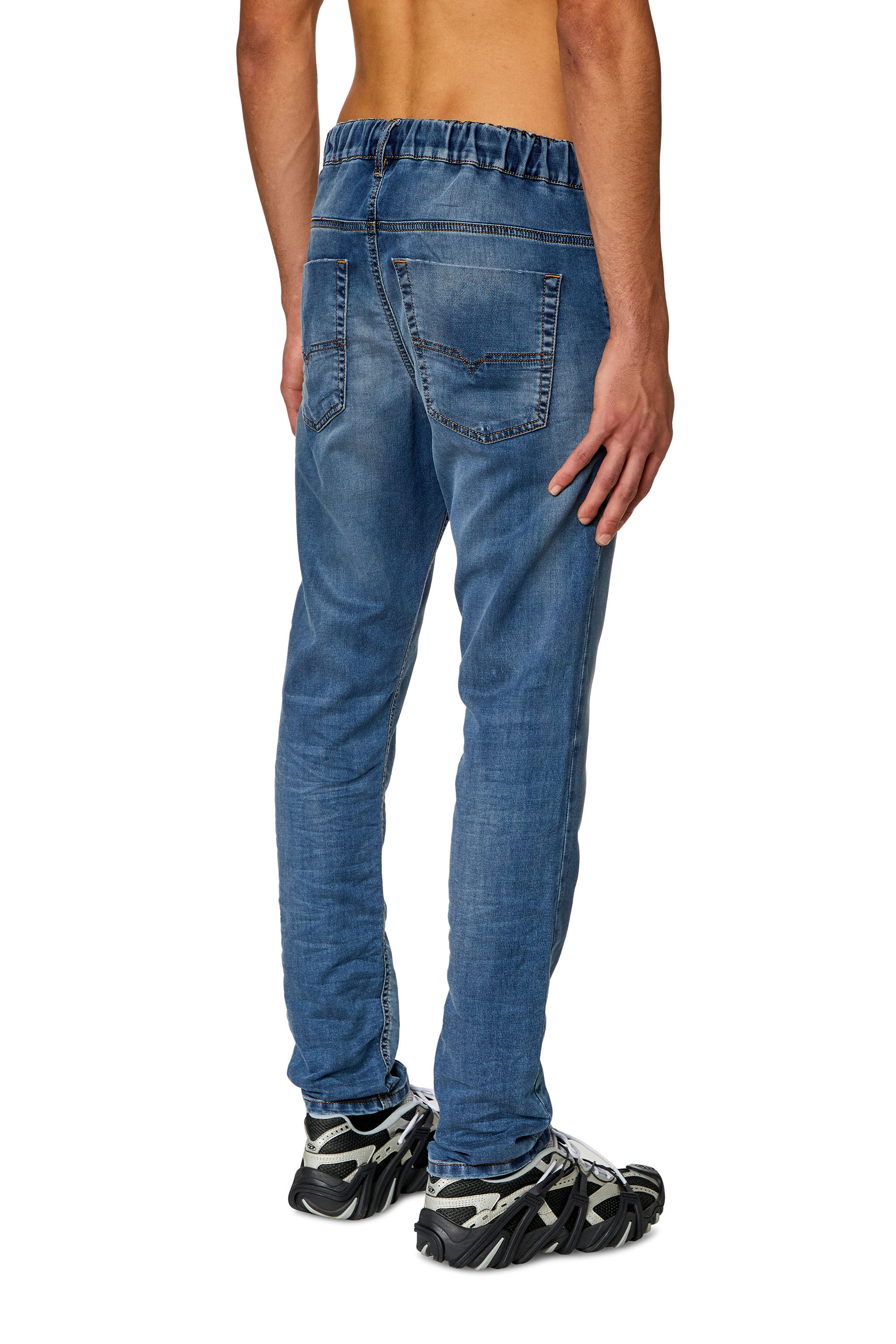 Men's Regular Jeans | Medium blue | Diesel 2030 D-Krooley Joggjeans®