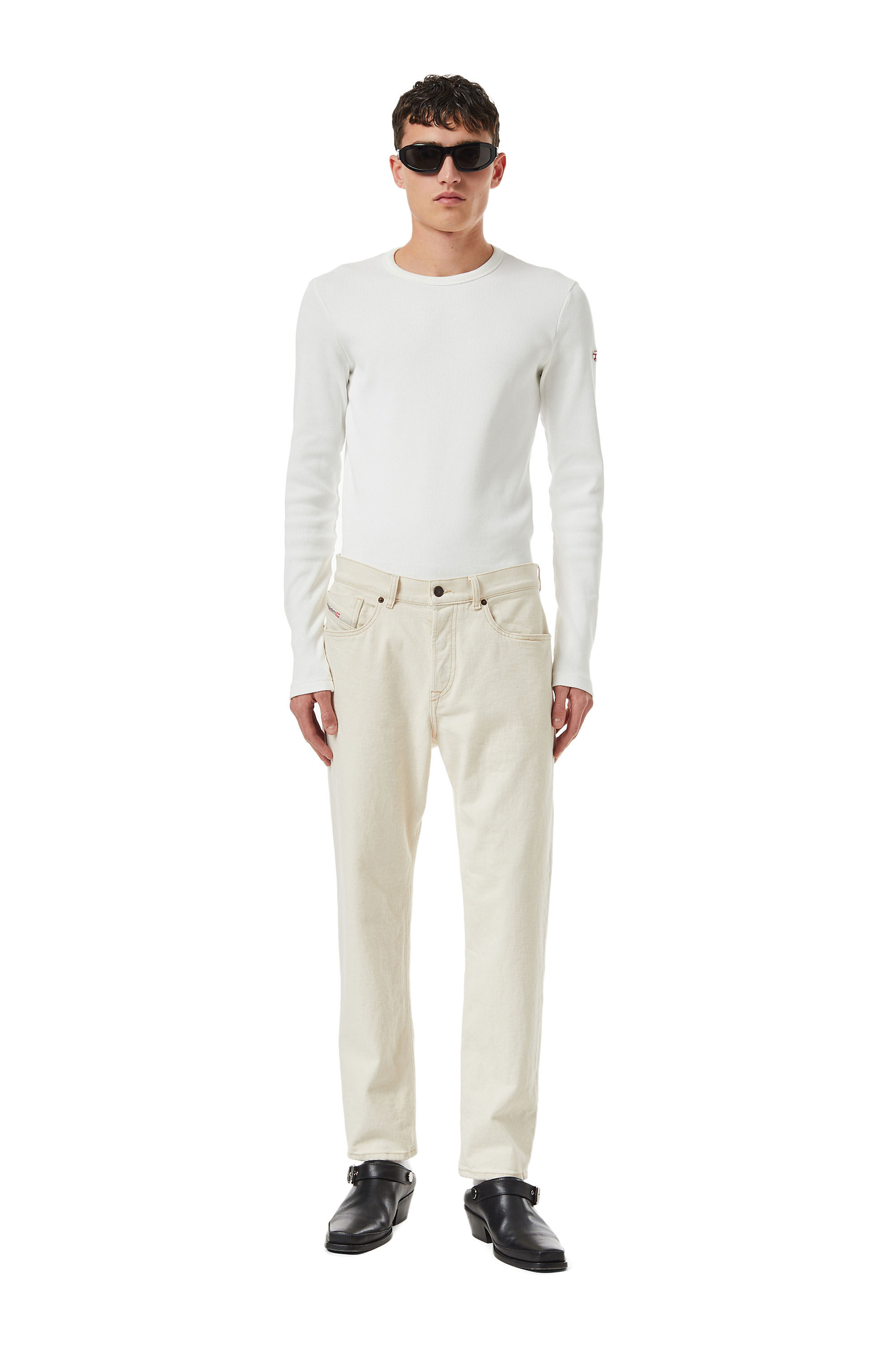 Diesel - Tapered Jeans 2005 D-Fining 09B94, Tapered Jeans - 2005 D-Fining Homme in Blanc - 1