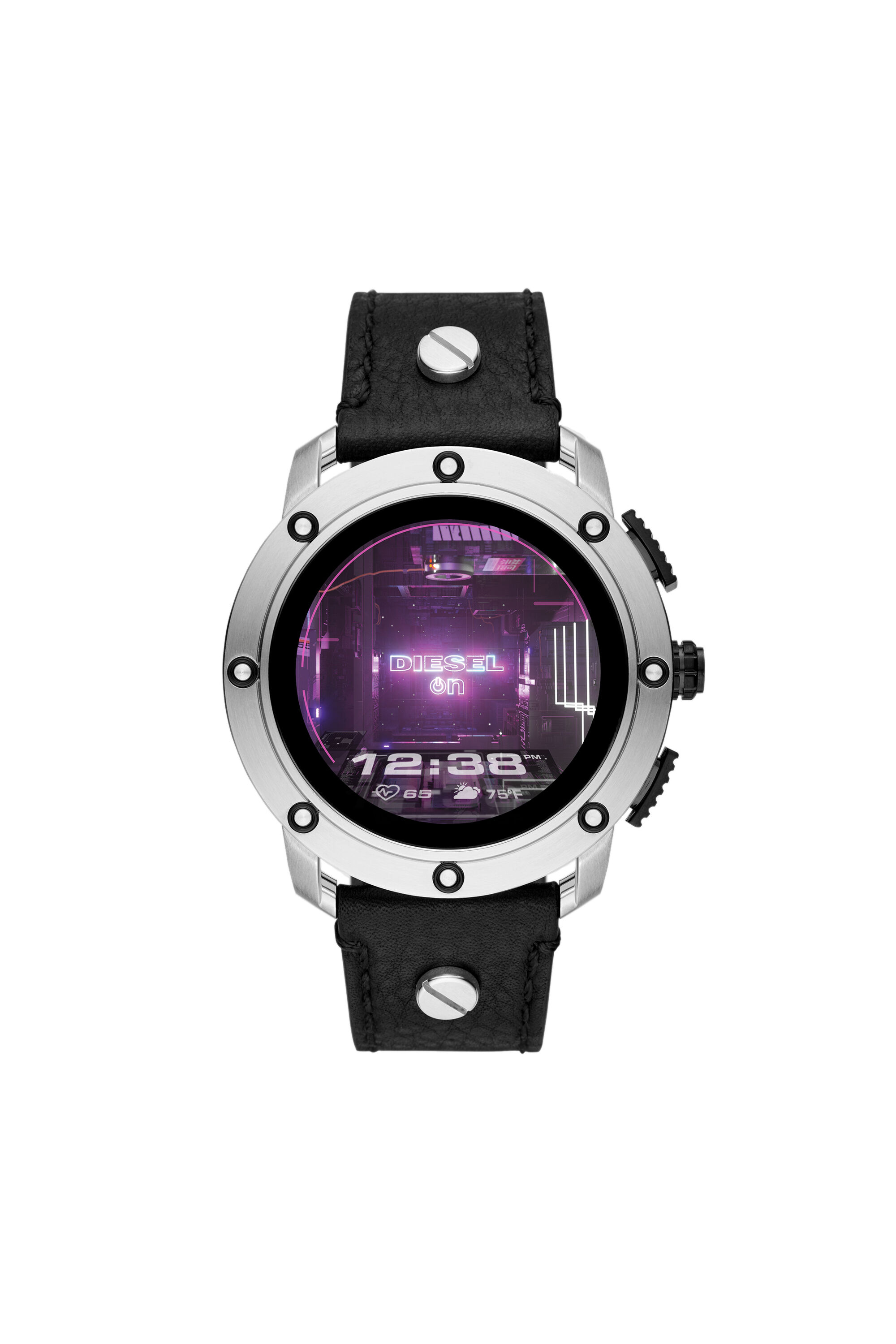 DT2014 Axial Smartwatch - Black Leather | Diesel