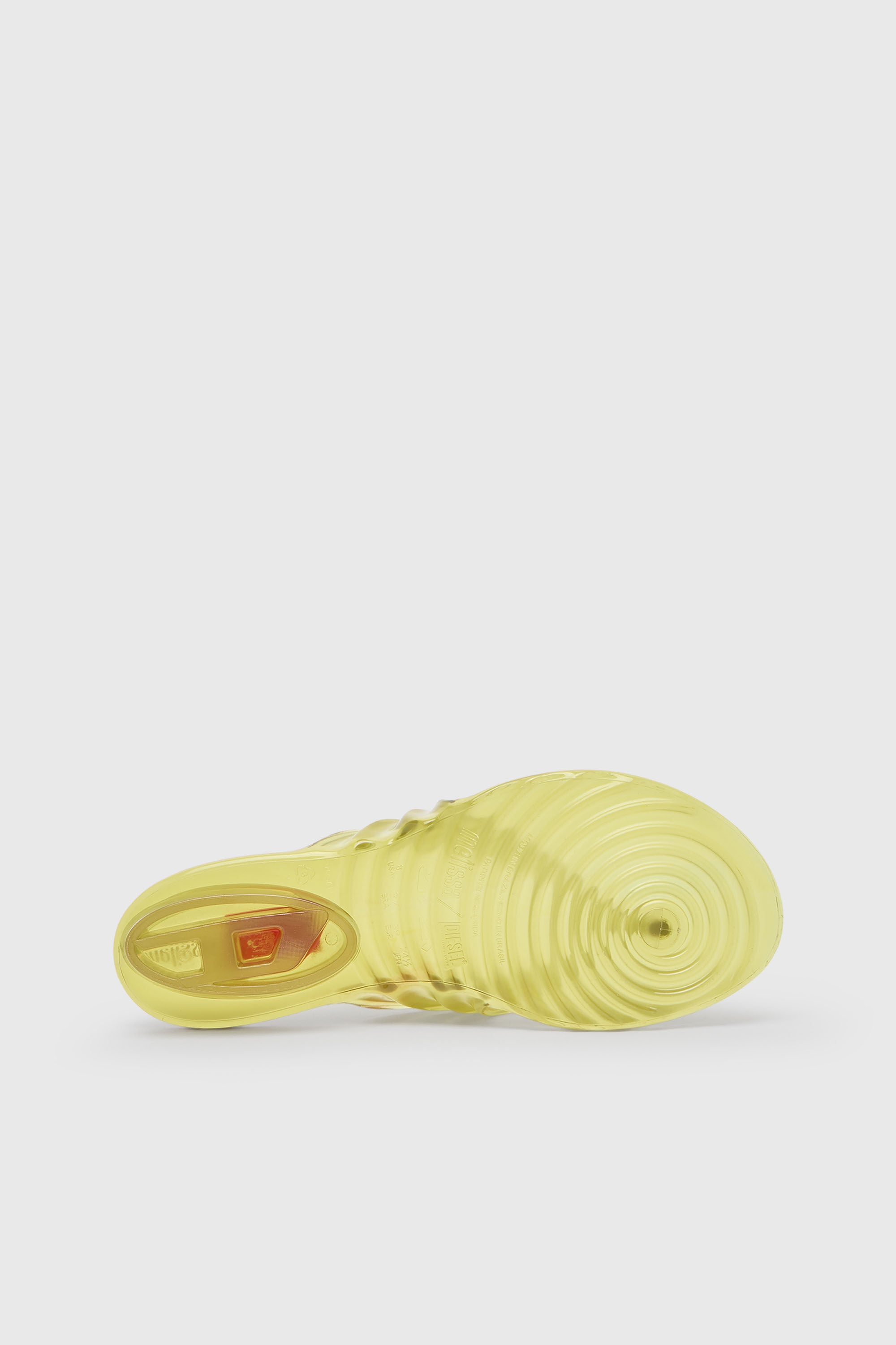 Diesel - MELISSA QUANTUM THONG, Tong sculpturale en Melflex&reg; Femme in Jaune - 5