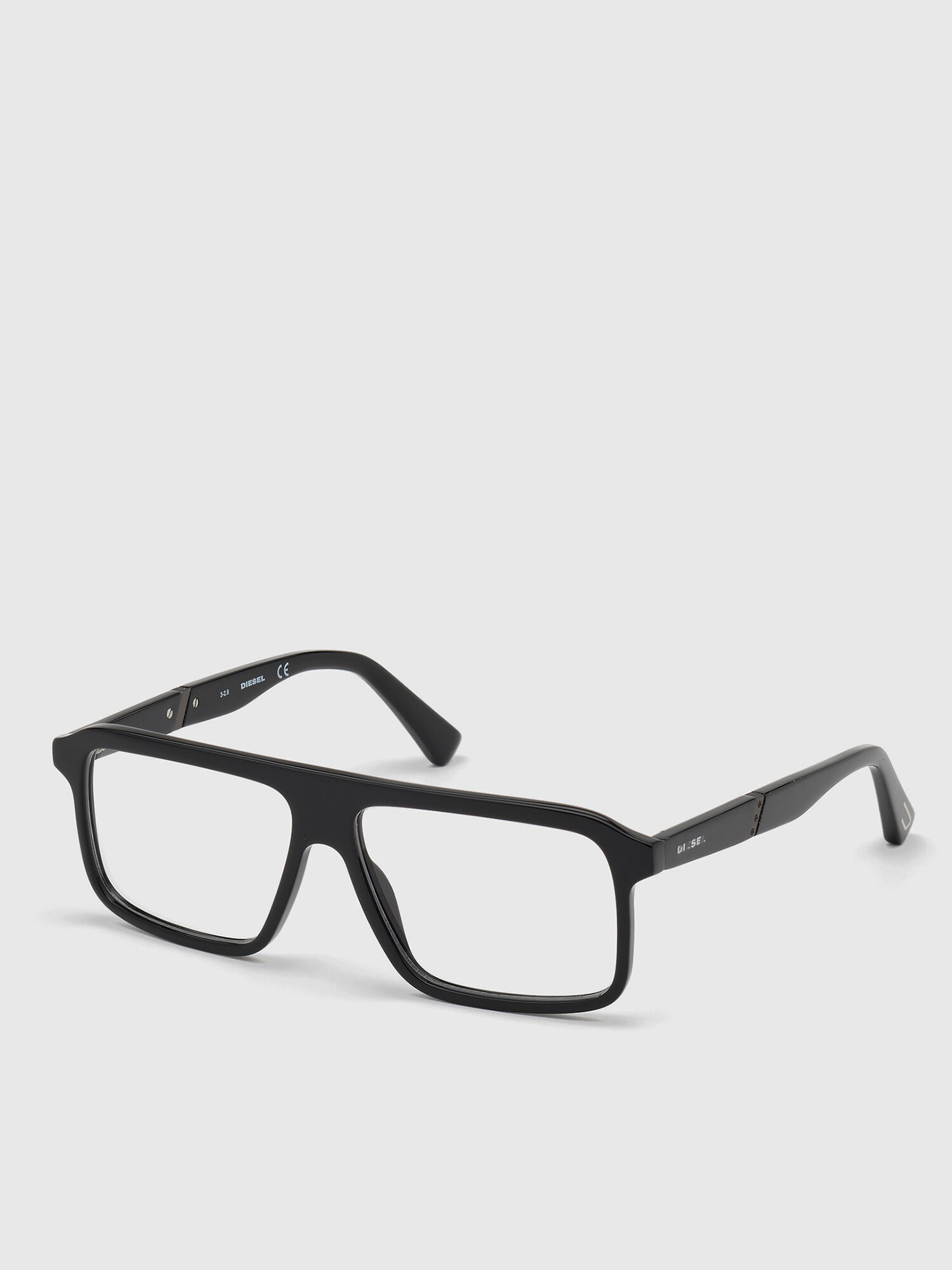 Diesel - DL5370, Man's Navigator glasses in acetate in Black - 2