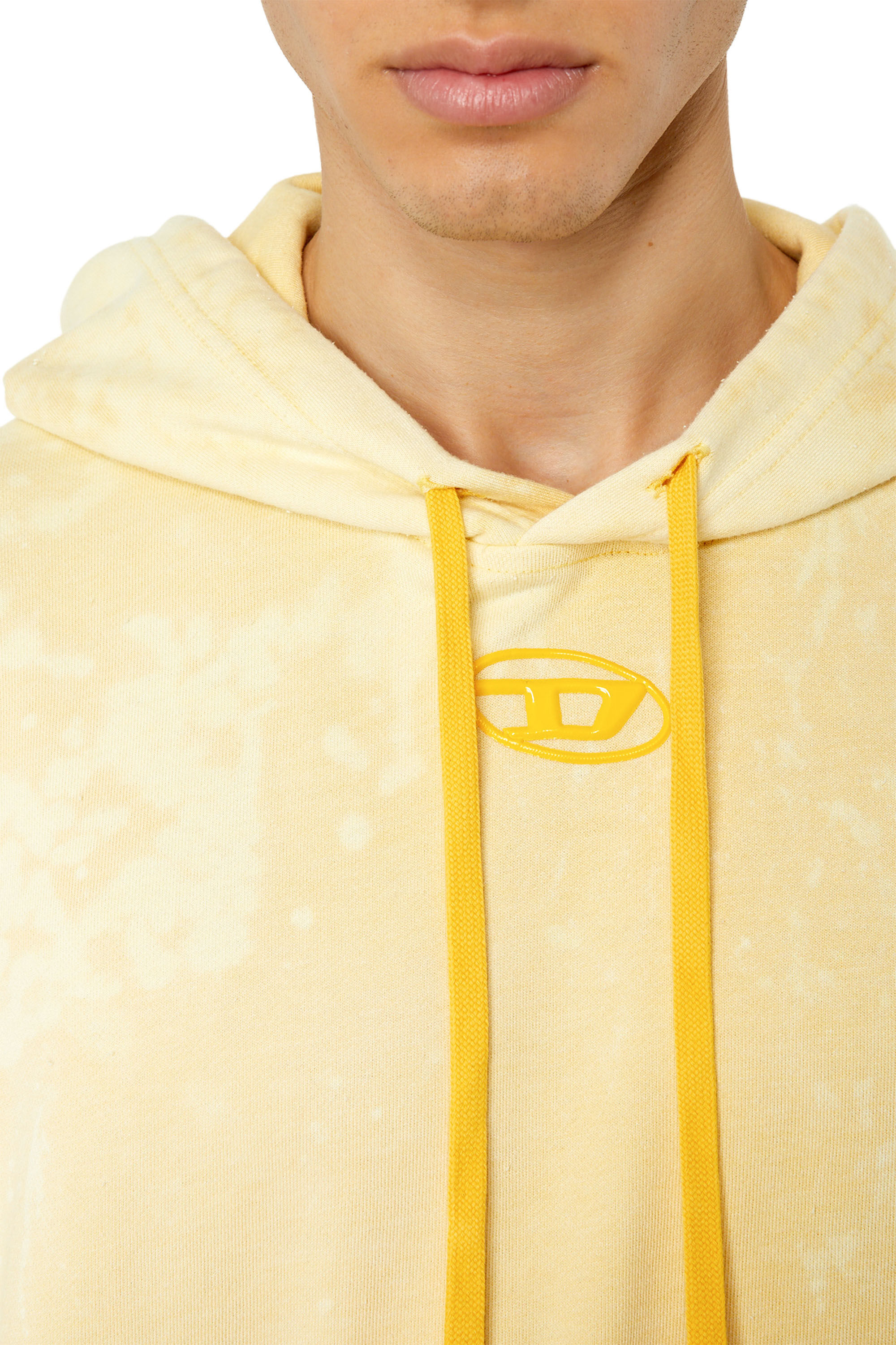 S-MACS-HOOD-G2 Man: Oversized faded hoodie with logo | Diesel