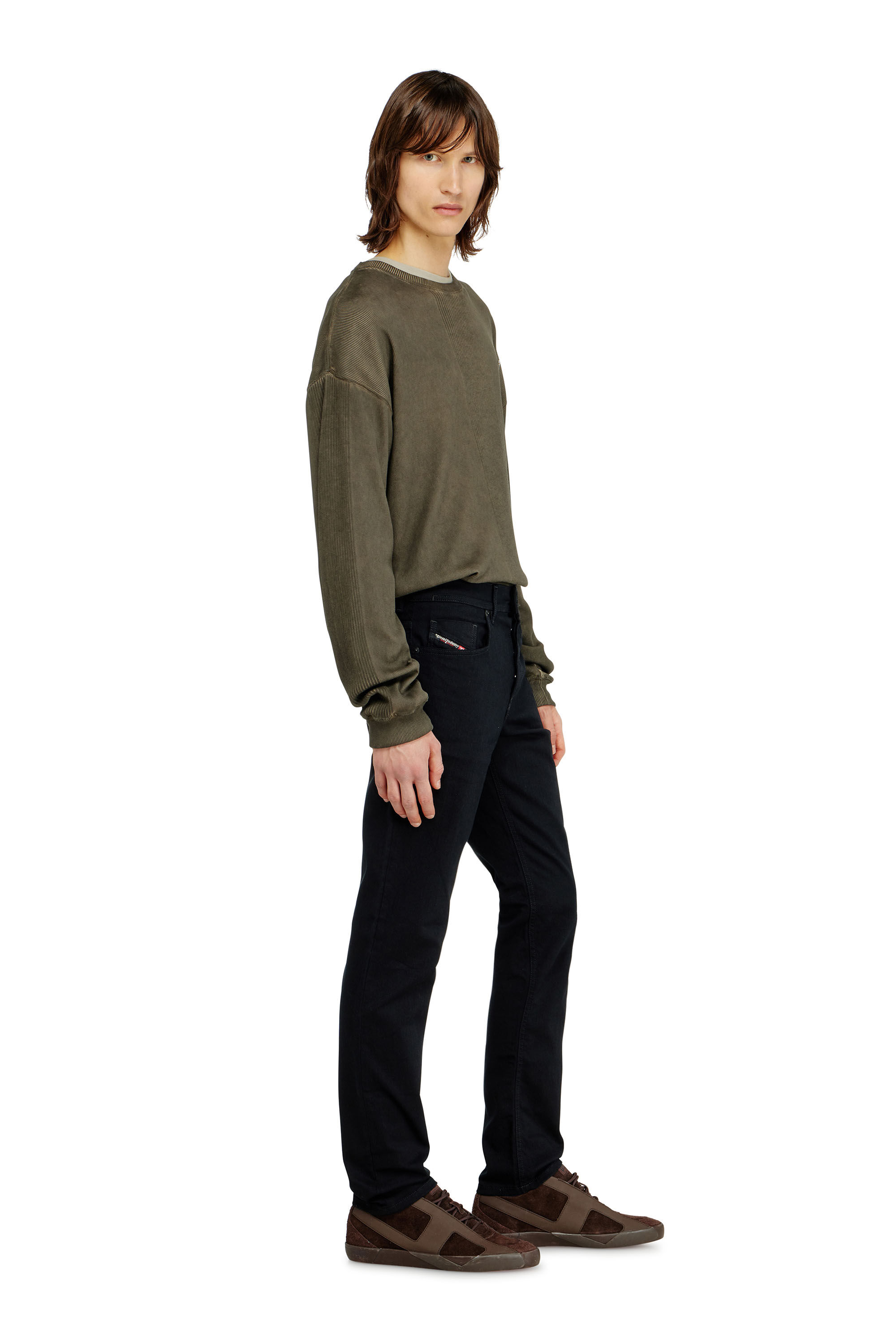Men's Regular Jeans | Black/Dark grey | Diesel 2023 D-Finitive