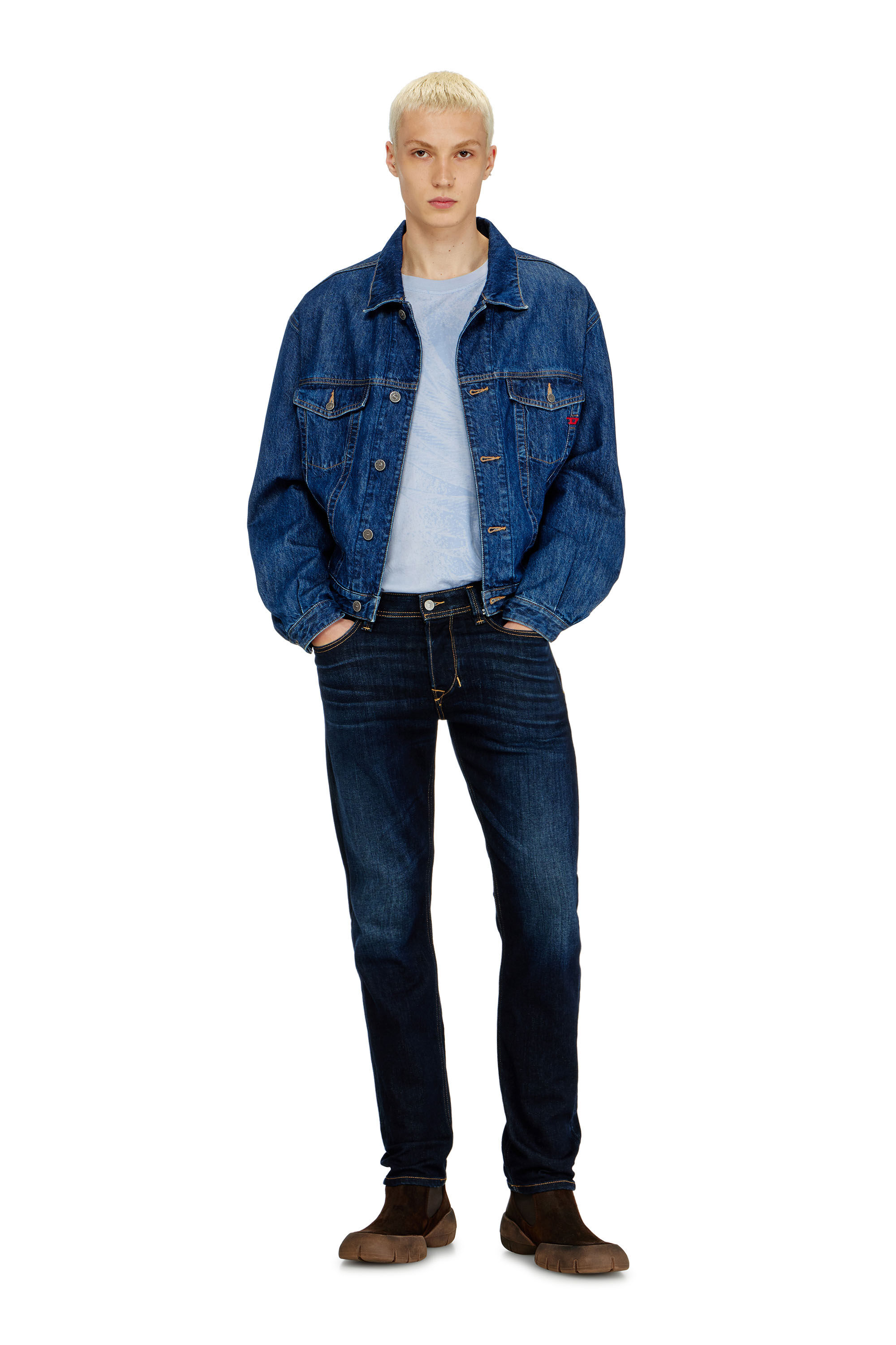 Men's Regular Jeans | Dark Blue | Diesel 1986 Larkee-Beex