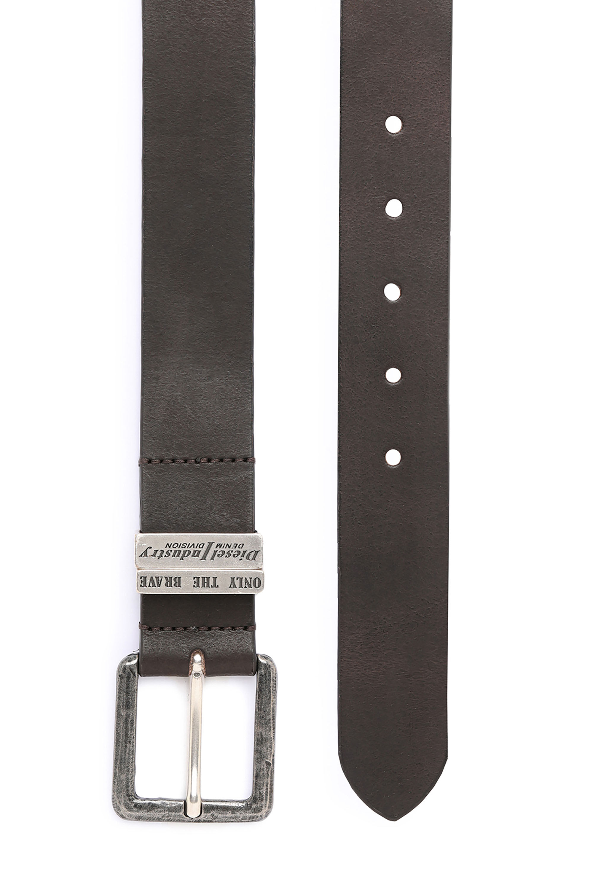 【クーポン対象外】 B-GUARANTEE-A Diesel | hardware burnished with belt Leather Man: 小物