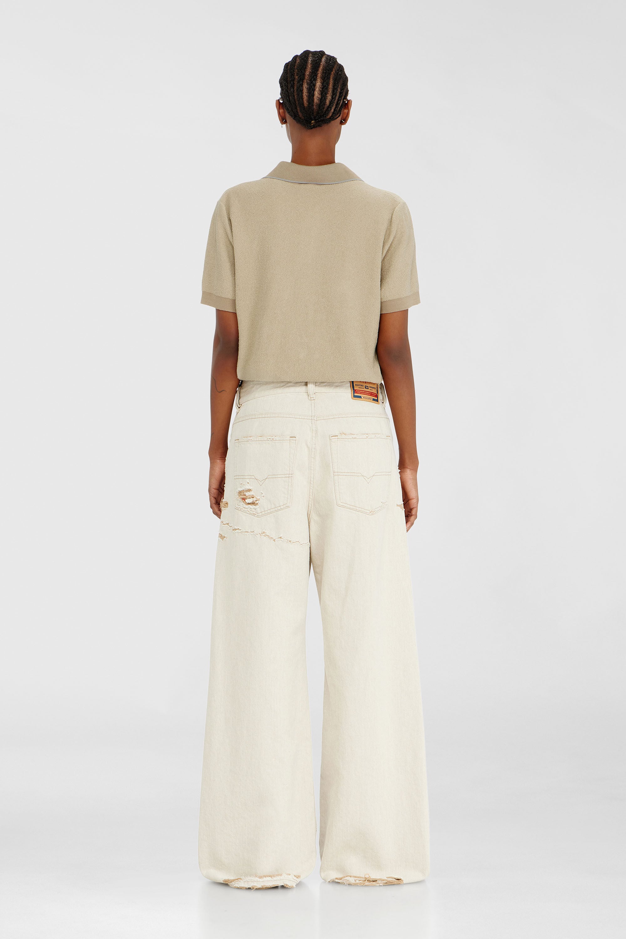 Diesel - Female's Relaxed Jeans 1996 D-Sire 09P89, Beige - 3