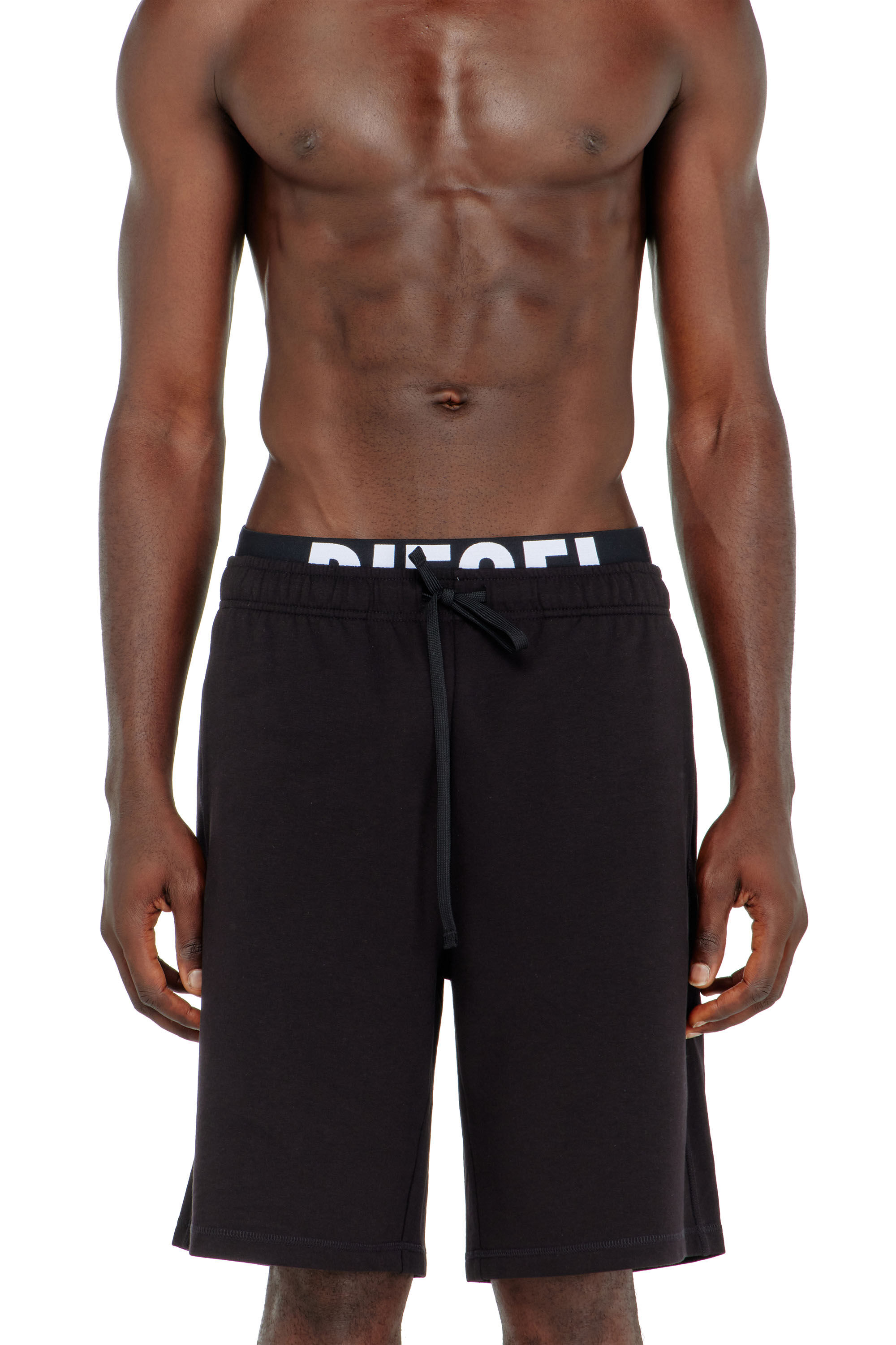 Diesel - DEVIN-D-POP, Short en coton avec ceinture logo Diesel Homme in ToBeDefined - 1