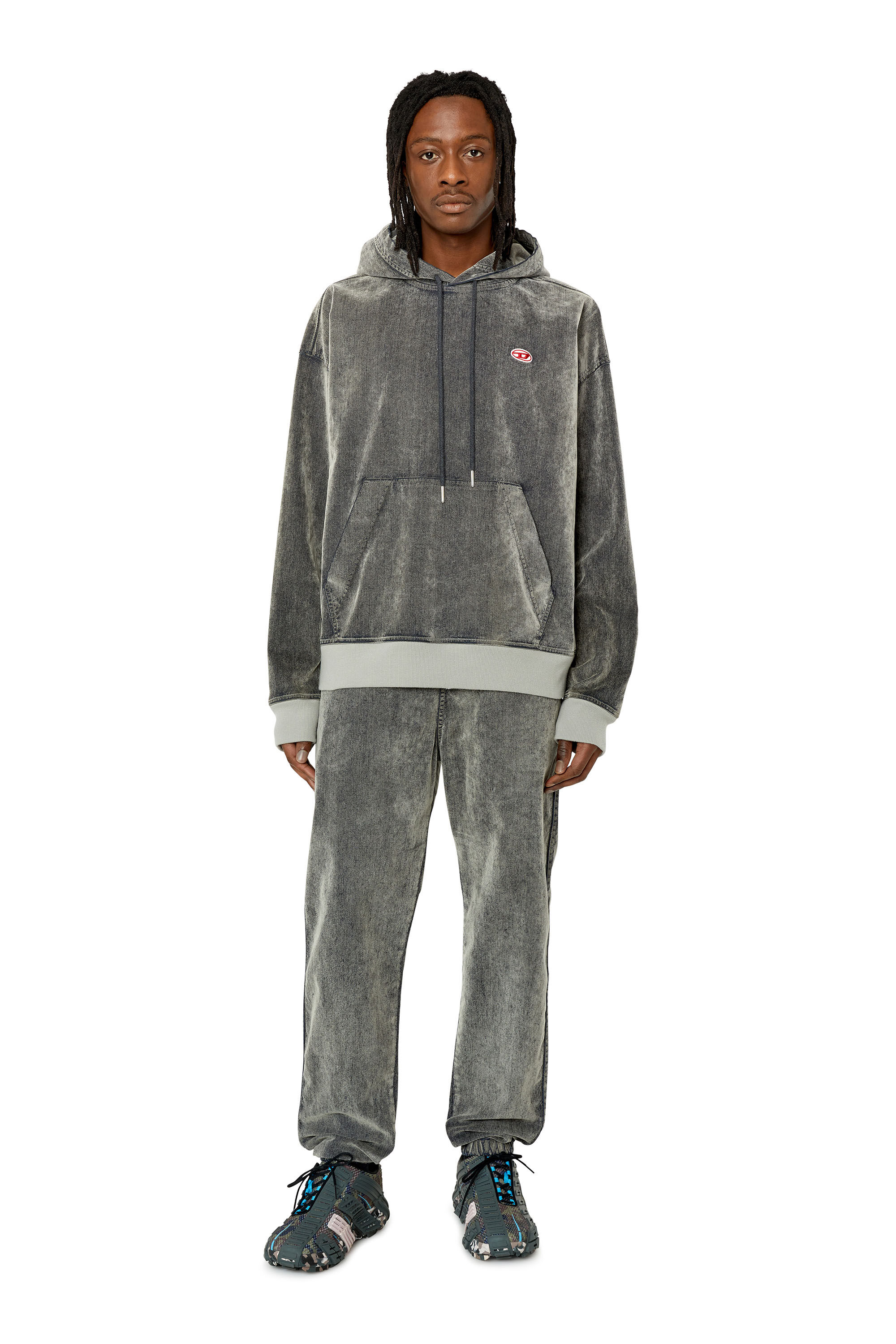Diesel - Tapered D-Lab Track Denim 068CF, Tapered D-Lab Track Denim Mixte in Gris - 1