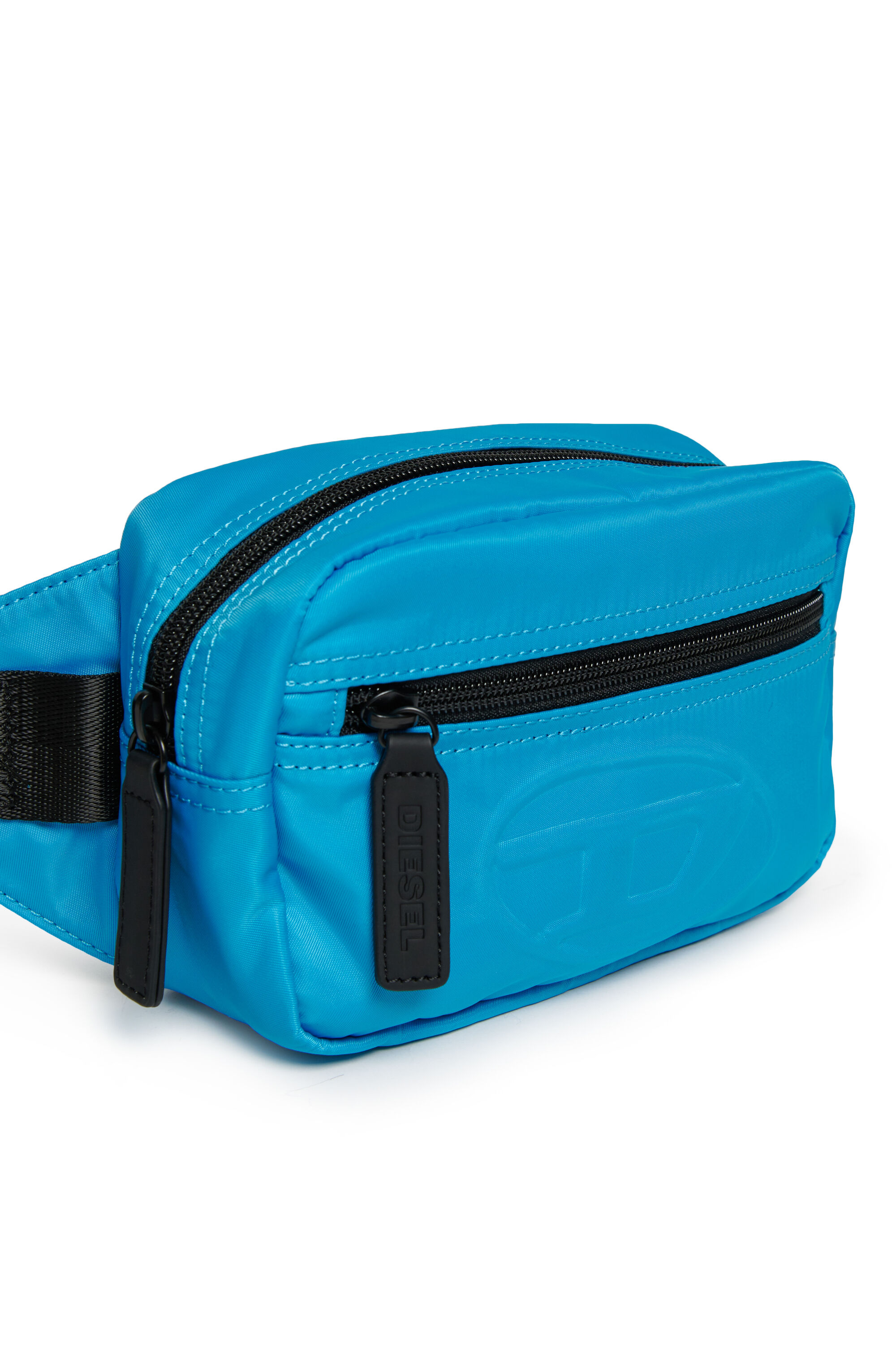 Nylon belt bag with embossed logo | Blue | 4-16 YEARS Girls | Diesel