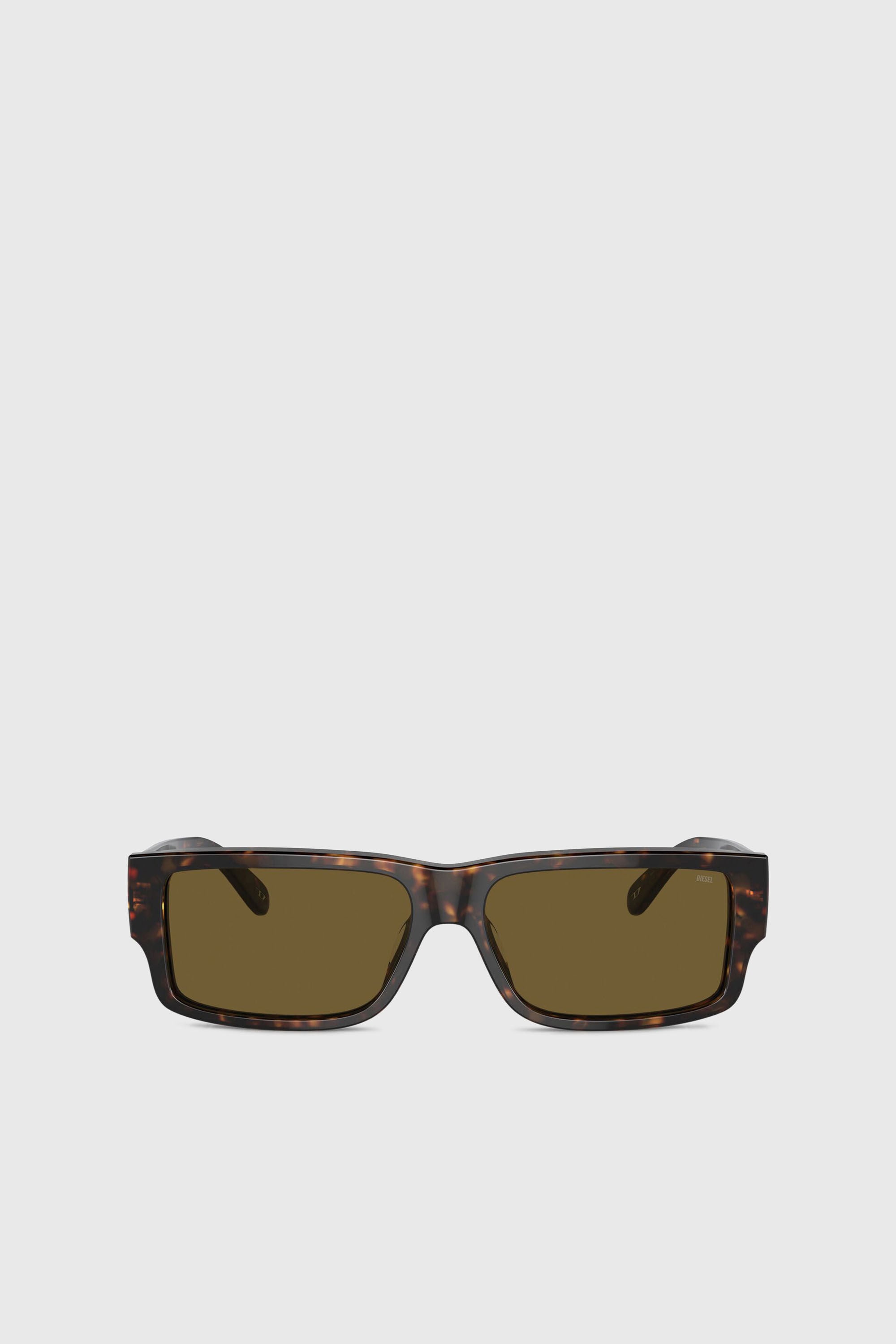 Diesel - 0DL2003 SIZE 57, Male's Rectangle sunglasses in Brown - 1
