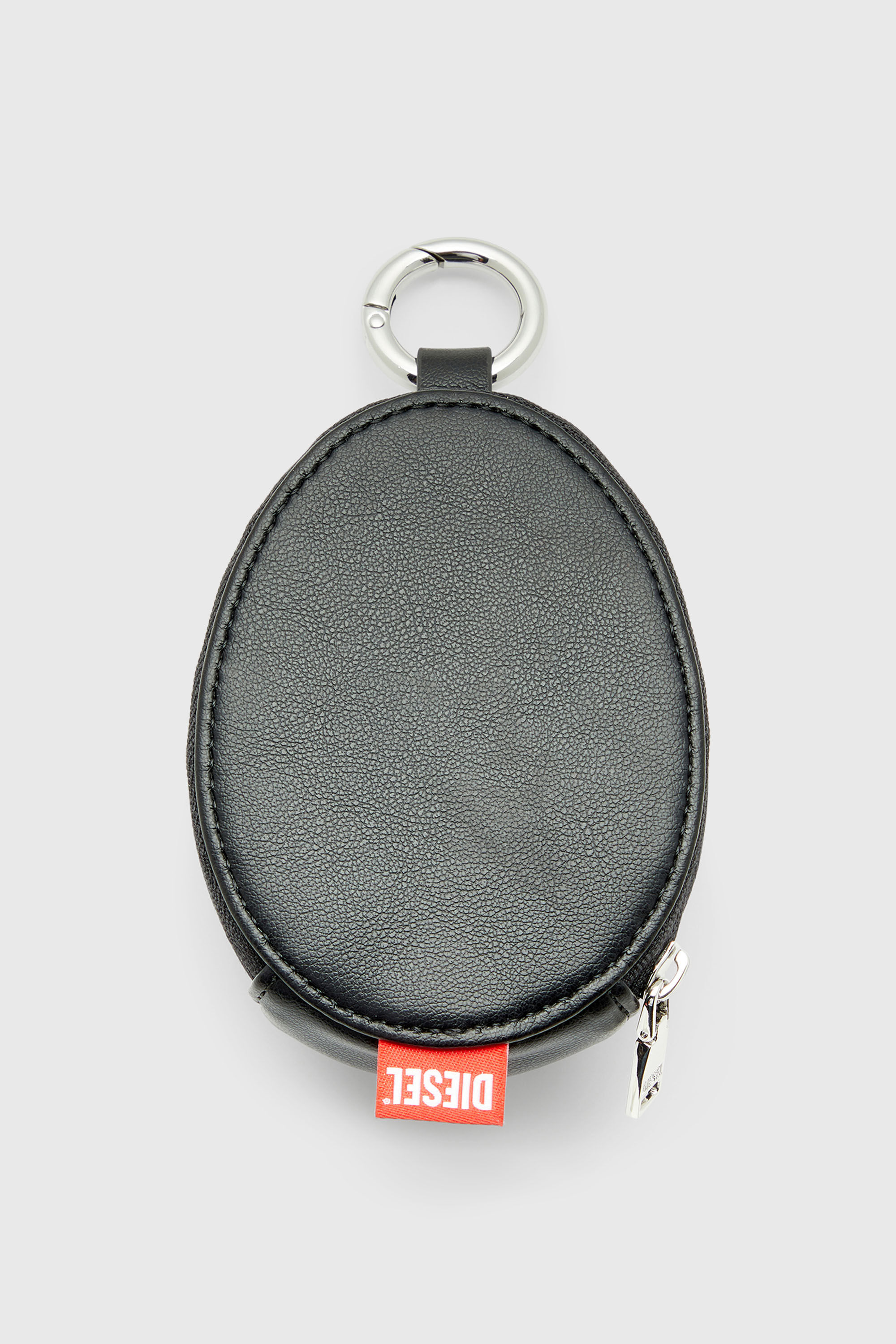 Men's Charm in matte PU with Oval D logo | Black | Diesel US