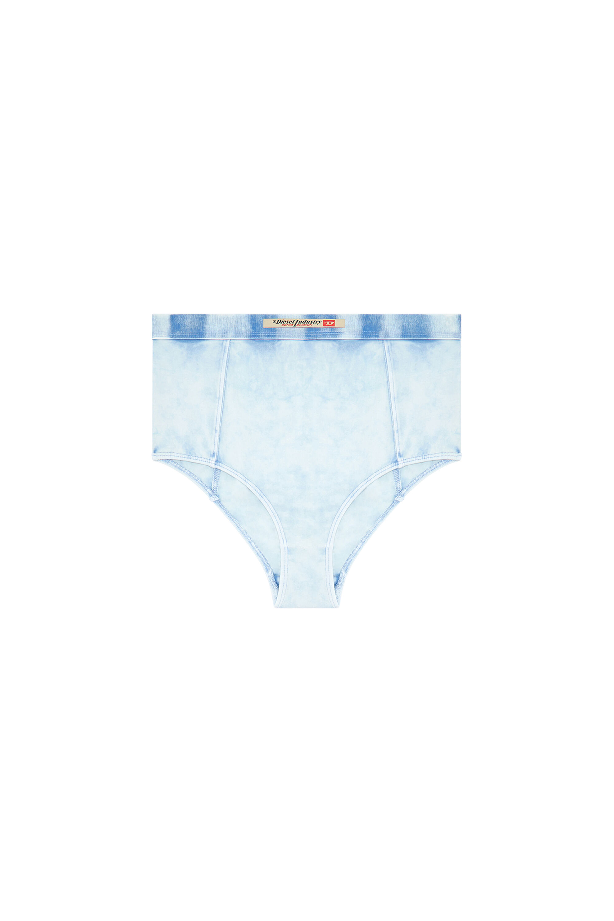 Diesel - UFPN-DRONA, Female's Hipster briefs in stretch denim in Light Blue - 4