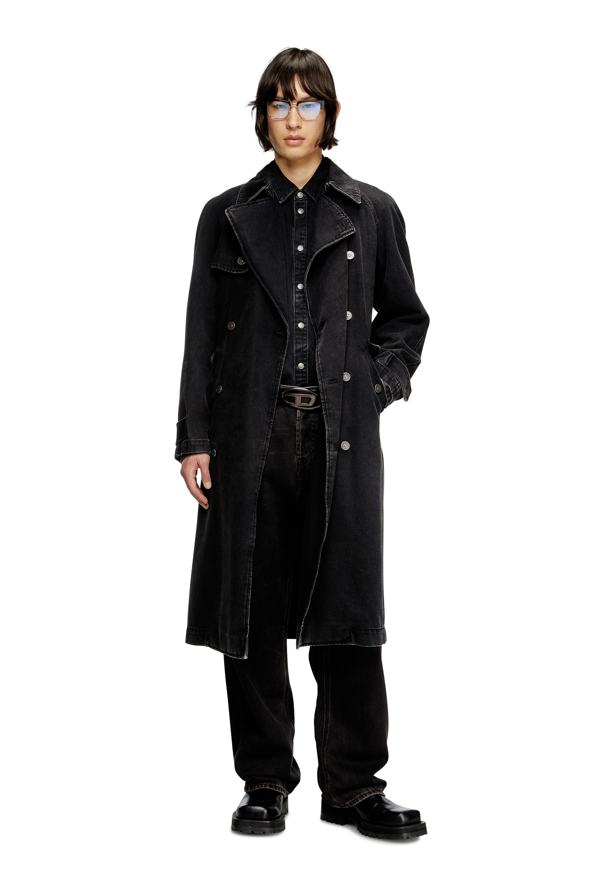 DIESEL D-Delirious-D 23AW デニムコート　トレンチコート D-DELIRIOUS A0387309C16 ジャケット・アウター(MEN)|DIESEL