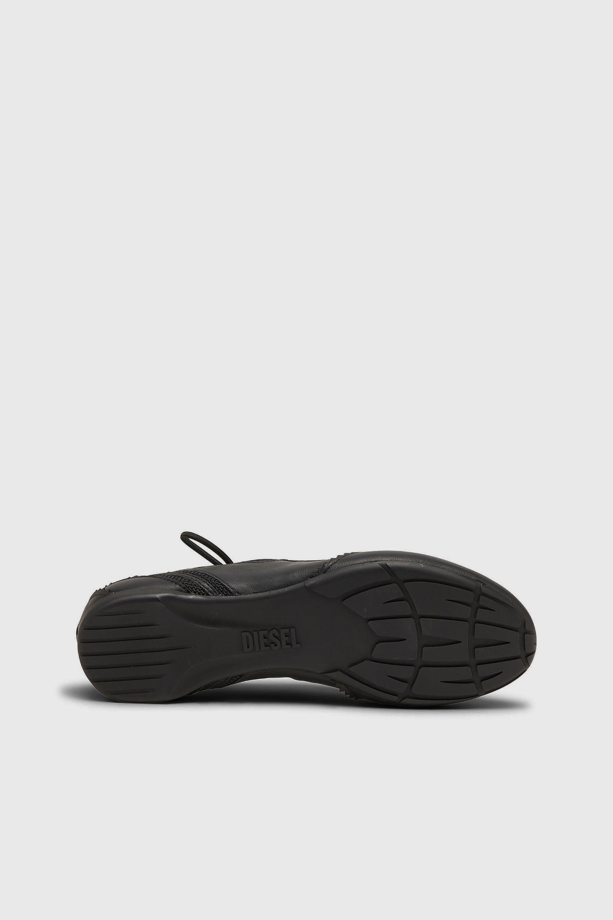 Women's D-Mile - Lace-up ballerina flats in leather and mesh
