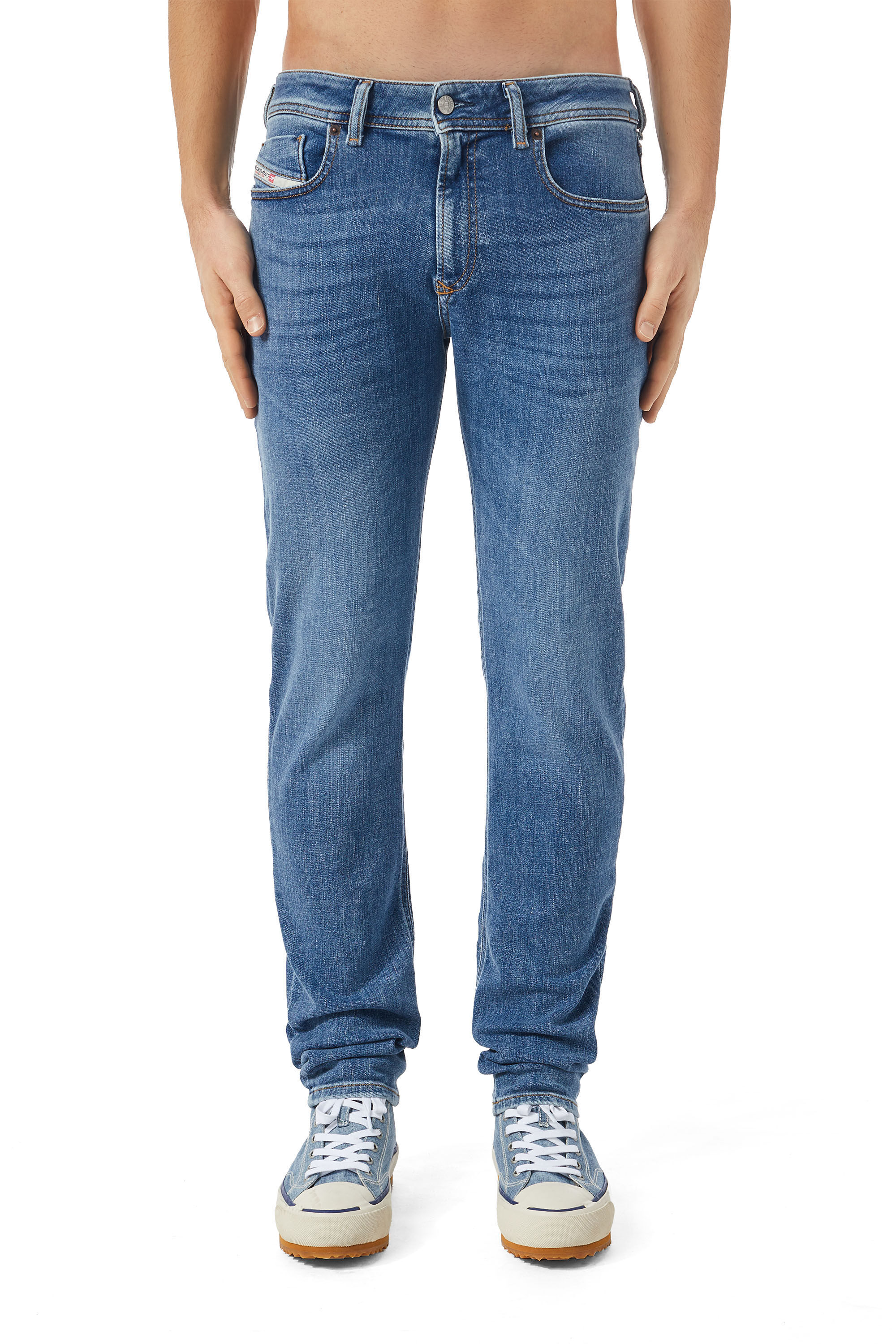 Diesel - Male's Skinny Jeans 1979 Sleenker 09C01, Medium Blue - 3