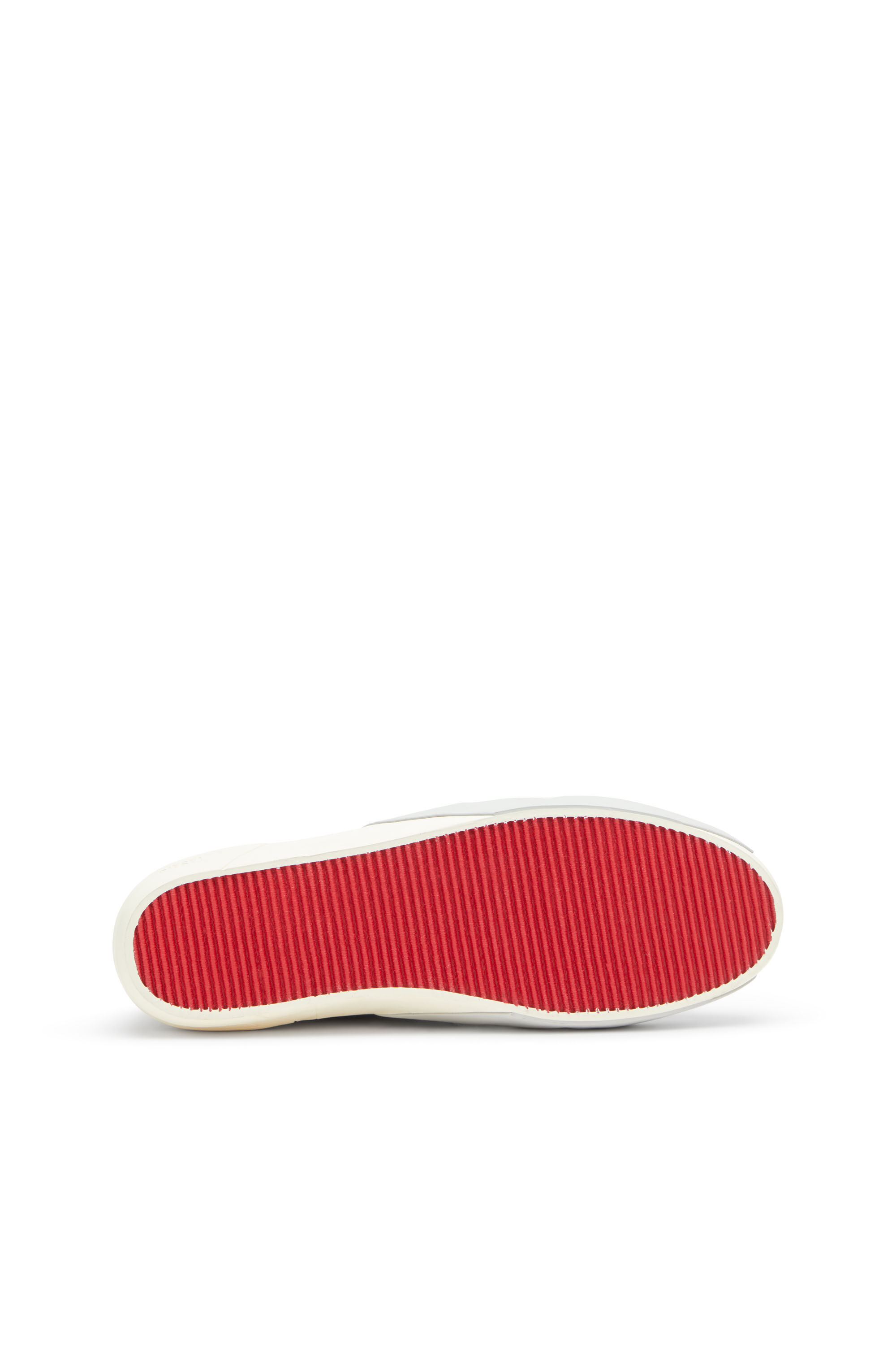 Diesel - S-SLANTE-D LOW, Male's S-Slante-D-Sneakers in suede and leather with D logo in White/Grey - 5