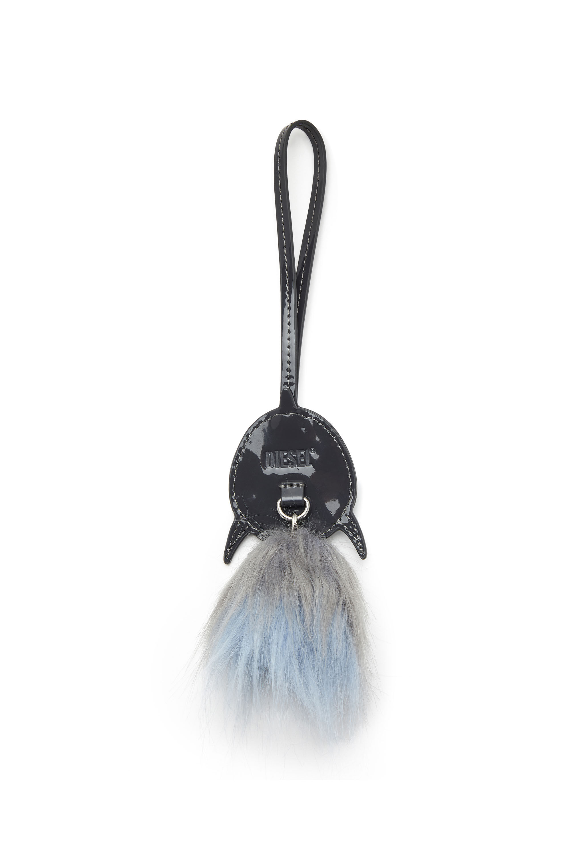 Women's Dolphin bag charm with fluffy tail | Blue | Diesel {{Country}}