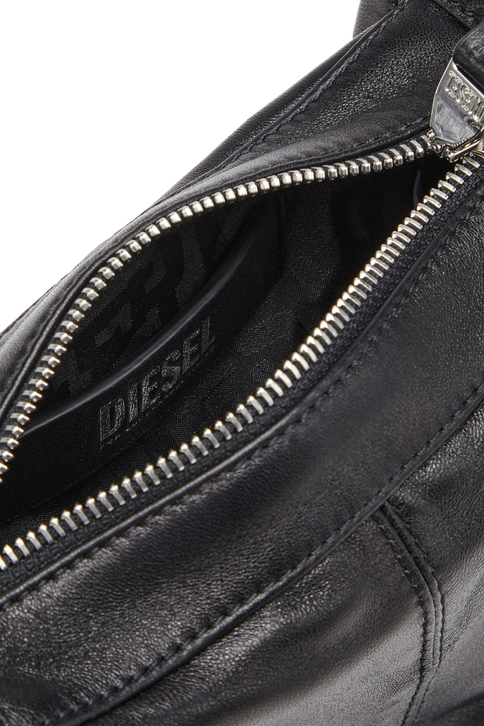 Diesel - D-VINA-RR XXS, Woman's D-Vina-RR XXXS - Mini bag in quilted leather in Black - 5