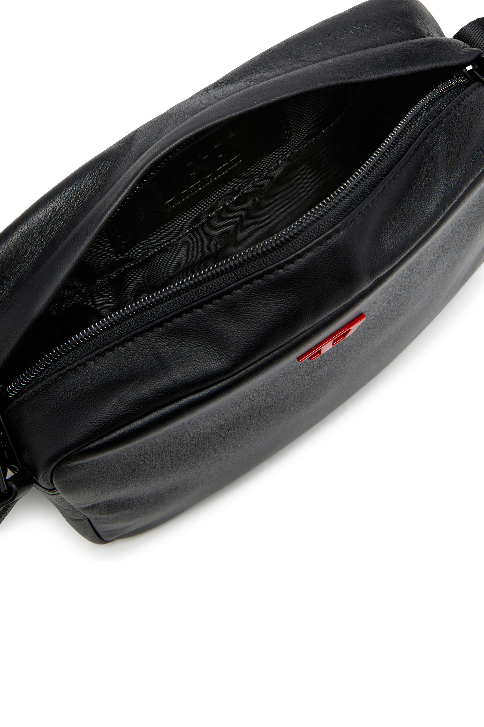 最新作　DIESEL RAVE CAMERA BAG fake leather Men's Rave-Camera bag in nappa leather | Black | Diesel