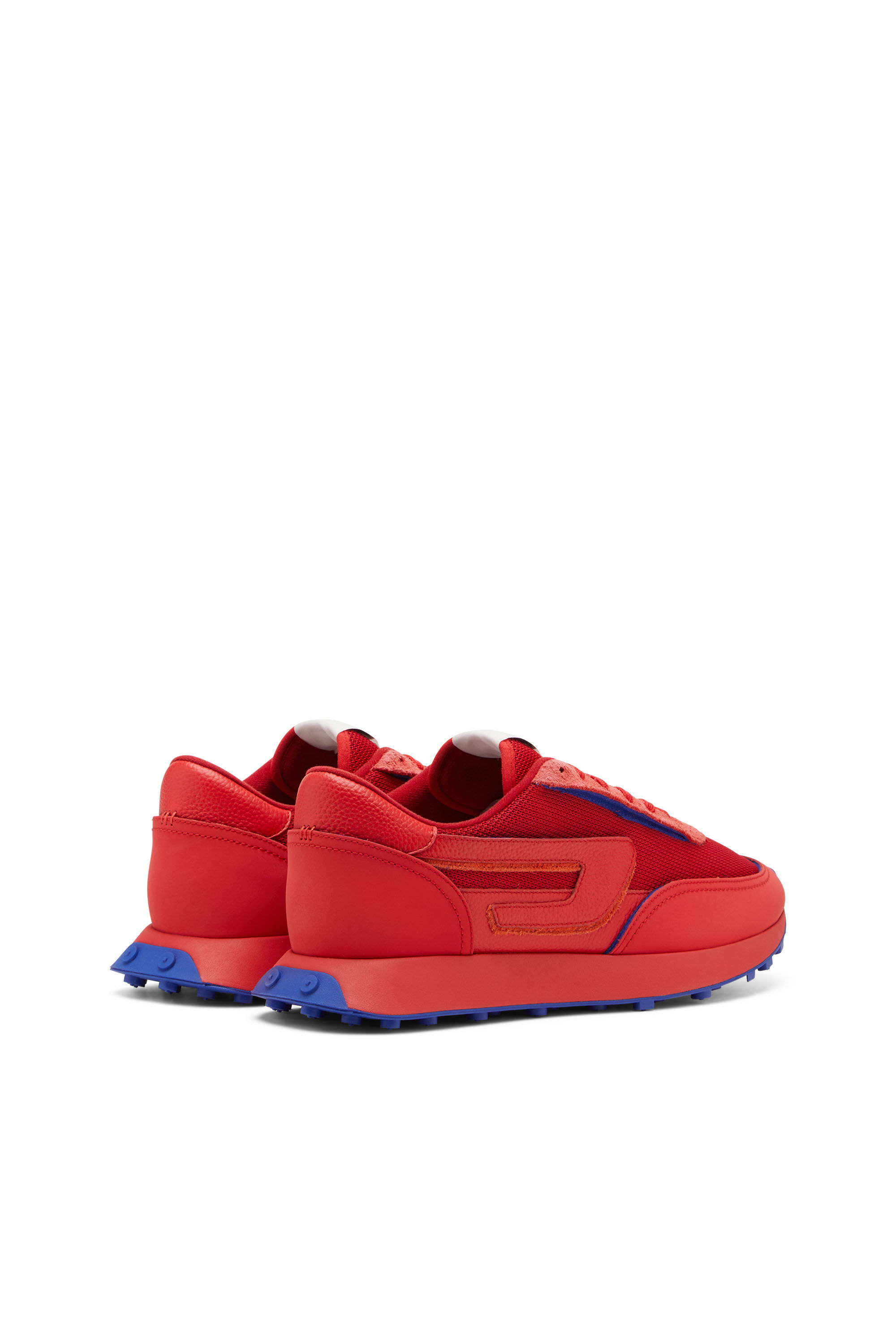 Diesel - S-RACER LC, Male's S-Racer Lc - Sneakers in mesh, suede and leather in Red - 3
