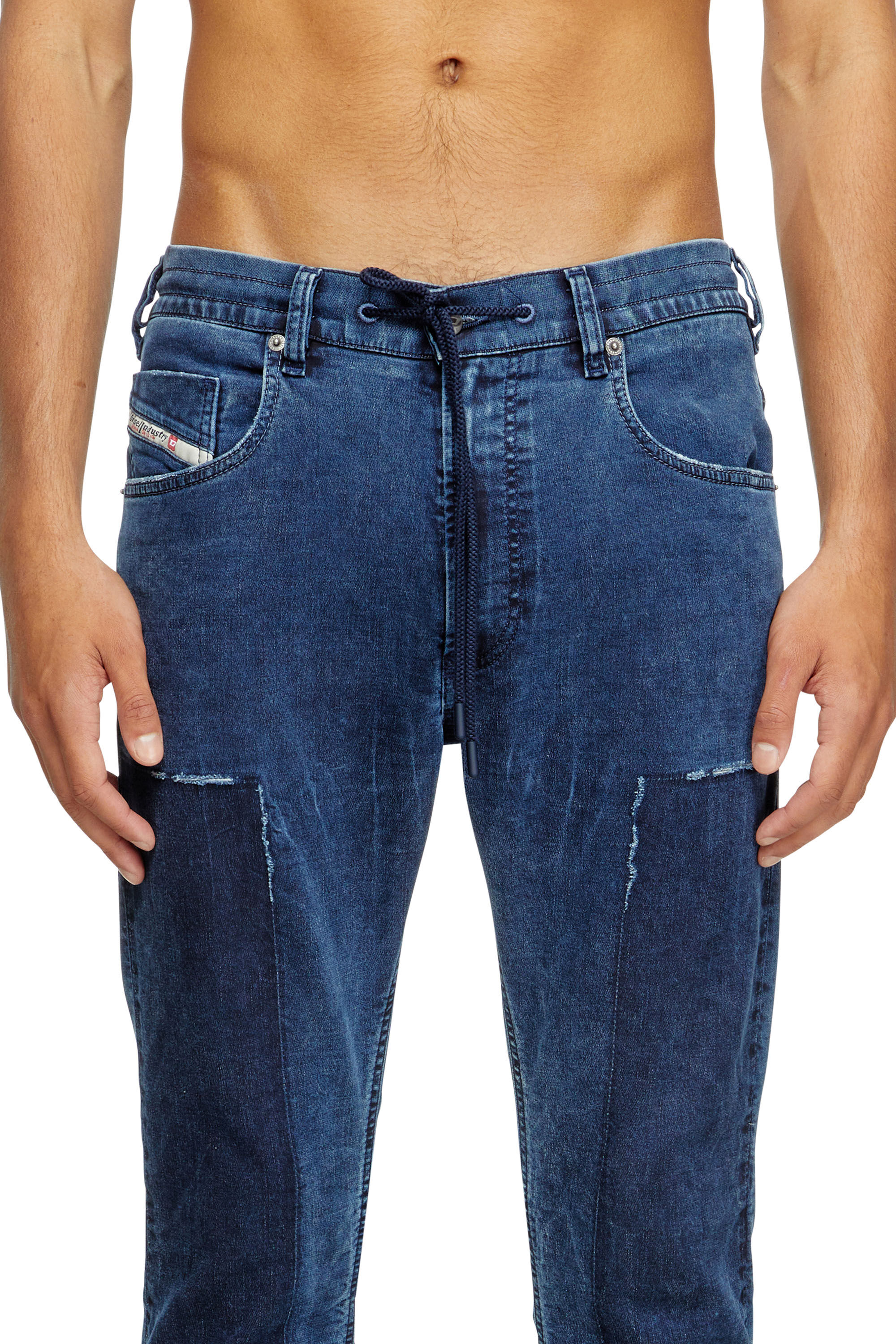 Diesel - Man's Regular 2032 D-Krooley Joggjeans&reg; 09M36, Dark Blue - 5