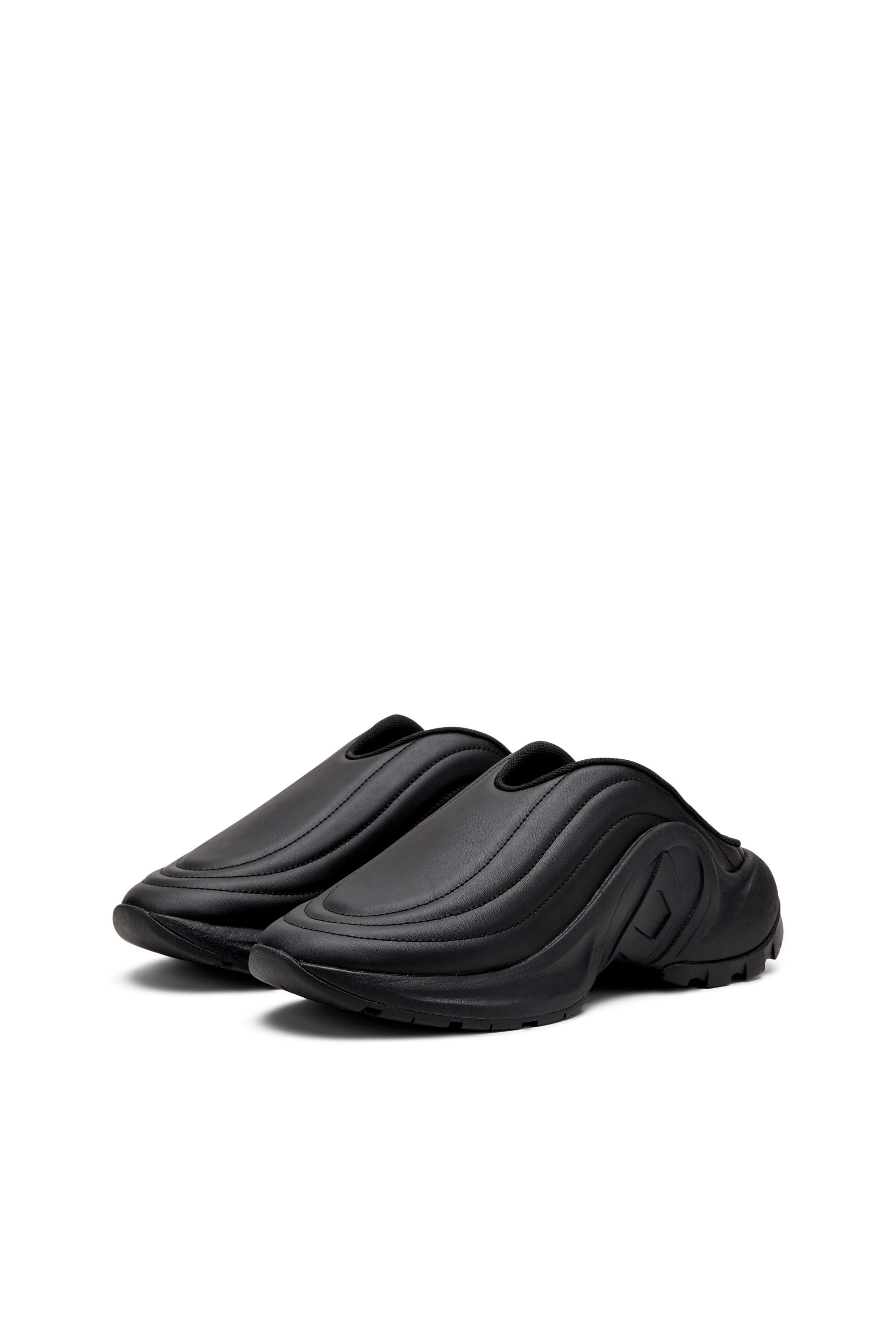 【DIESEL】S-D-Runner Mule X Women's S-D-Runner-Matte mules | Black | Diesel