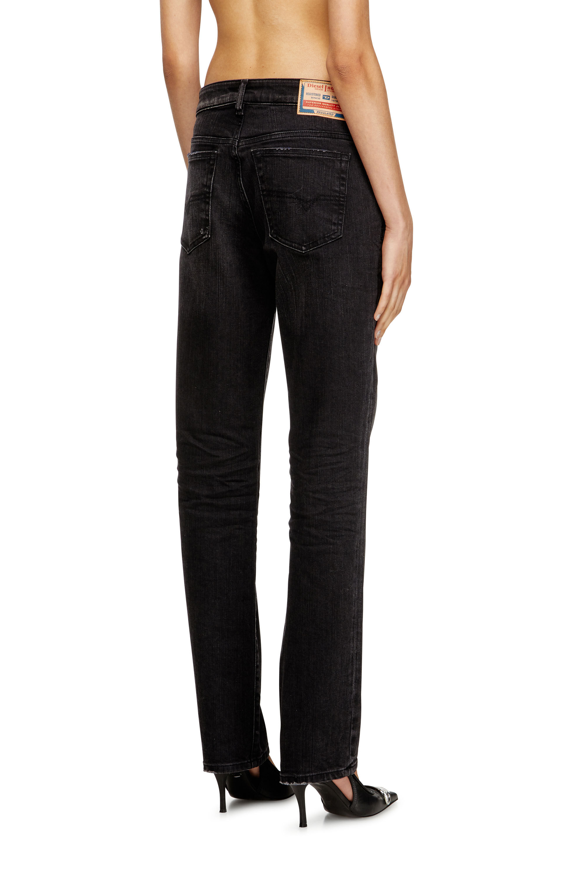 Diesel - Female's Regular Jeans 1989 D-Mine 09M75, Black/Dark Grey - 4