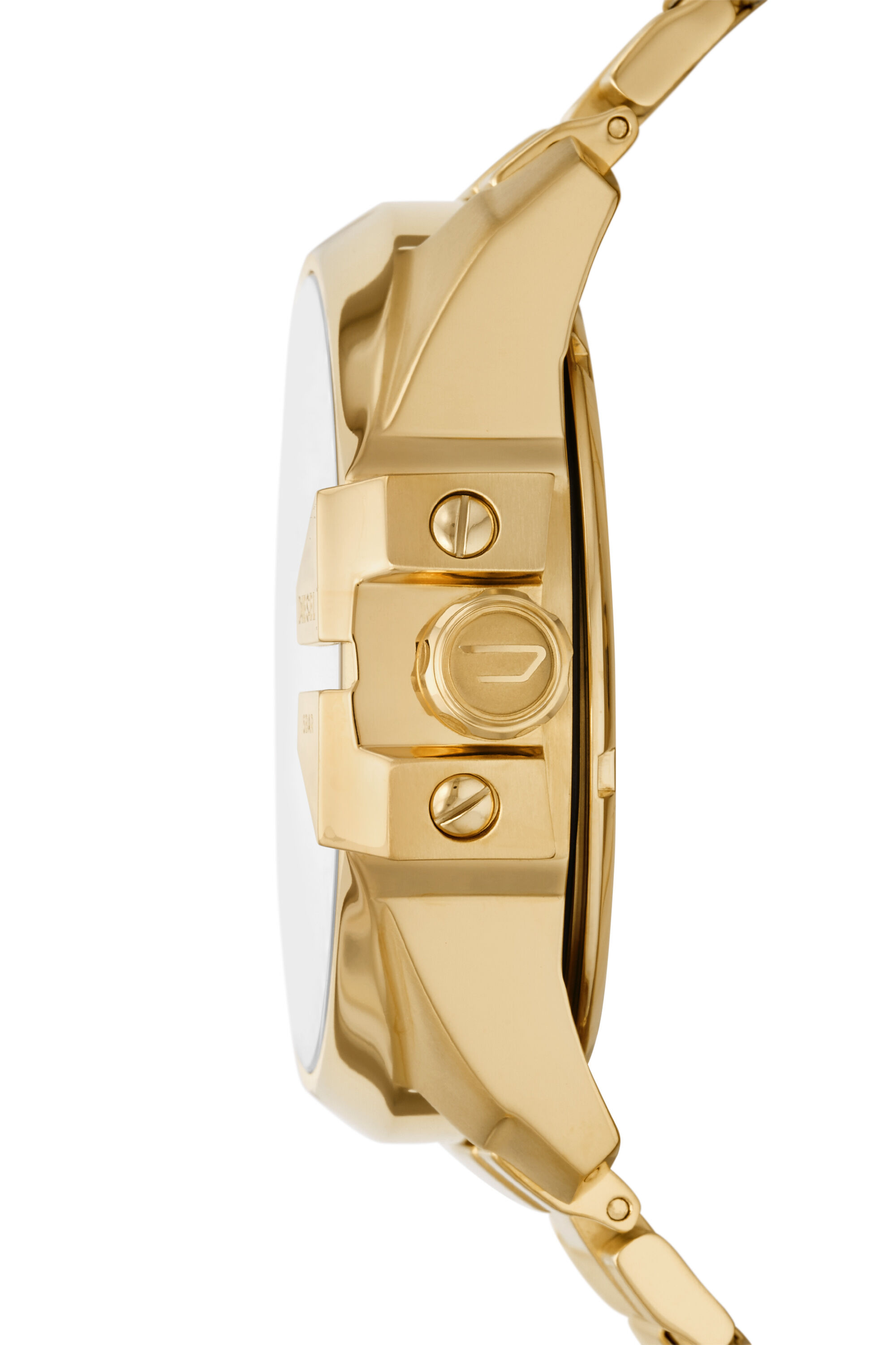 DZ7456 Man: Mega Chief automatic three-hand gold-tone watch | Diesel