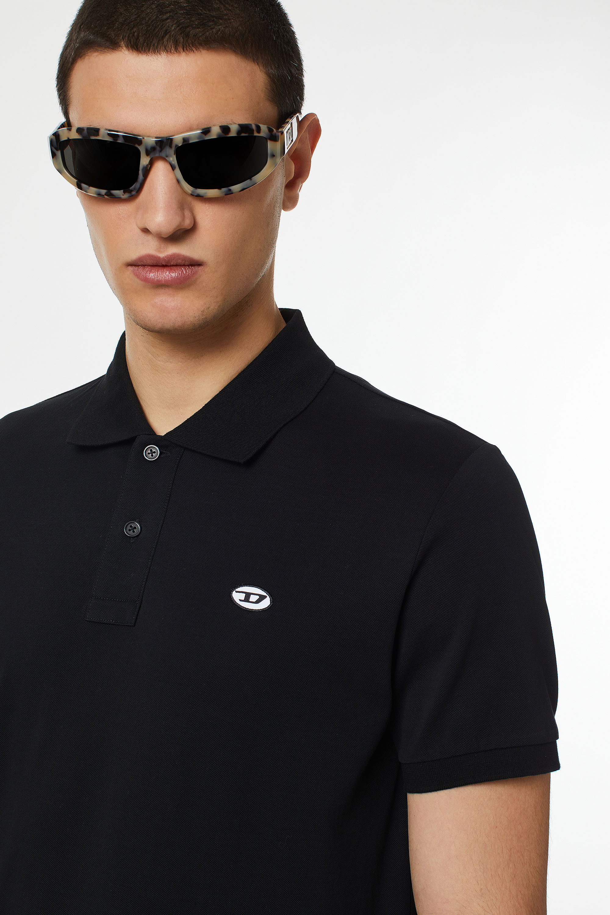 洗練されたDIESEL　T-SMITH-DOVAL-PJ POLO 3XL T-SMITH-DOVAL-PJ Man: Polo shirt with oval D patch | Diesel