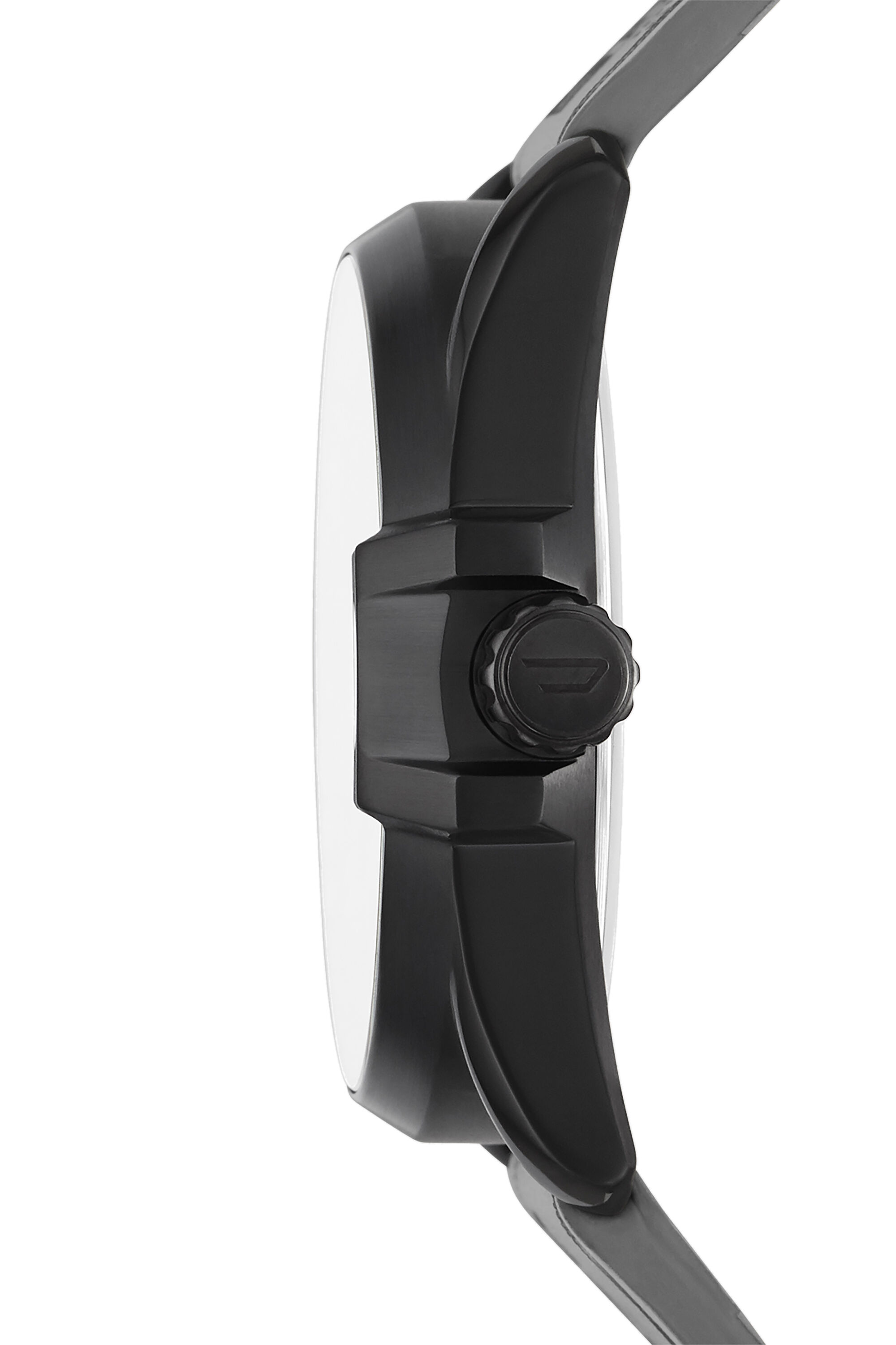 Diesel - DZ1931, Male's MS9 three-hand orange nylon watch in Black/Orange - 2