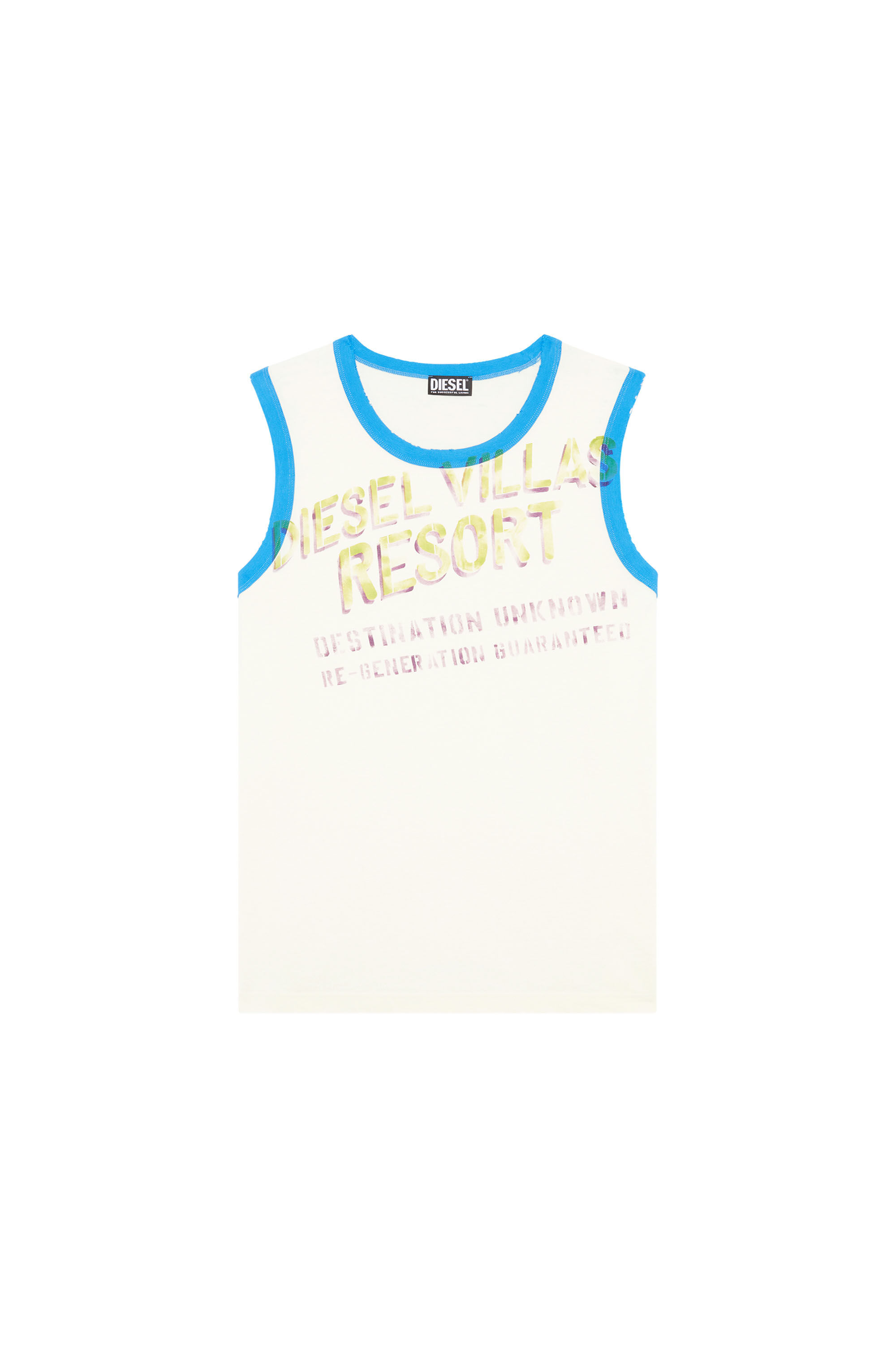 T-HOPPY Man: Tank top with hand-stencilled print | Diesel