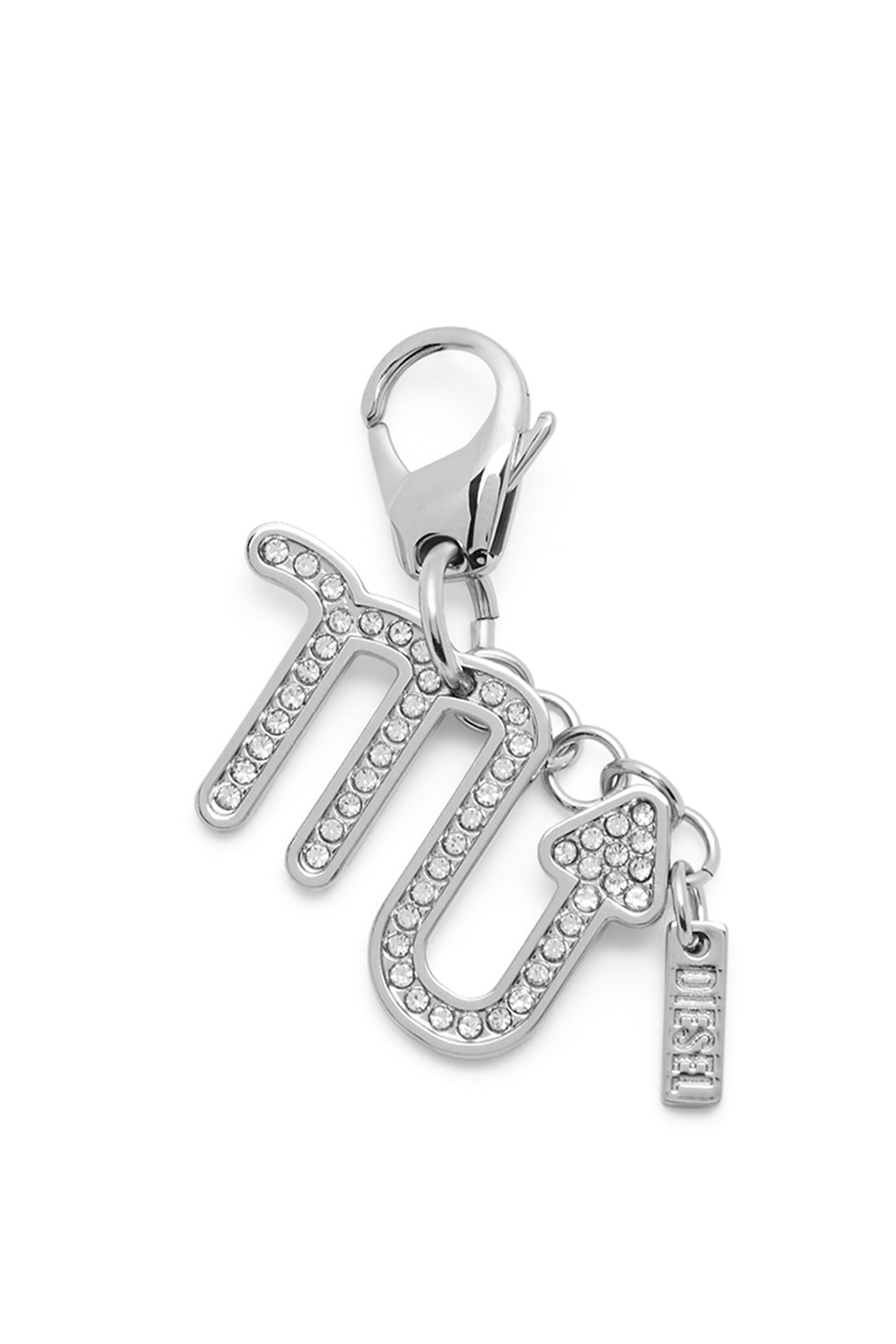 Women's Metal Scorpio charm with rhinestones | Silver | Diesel